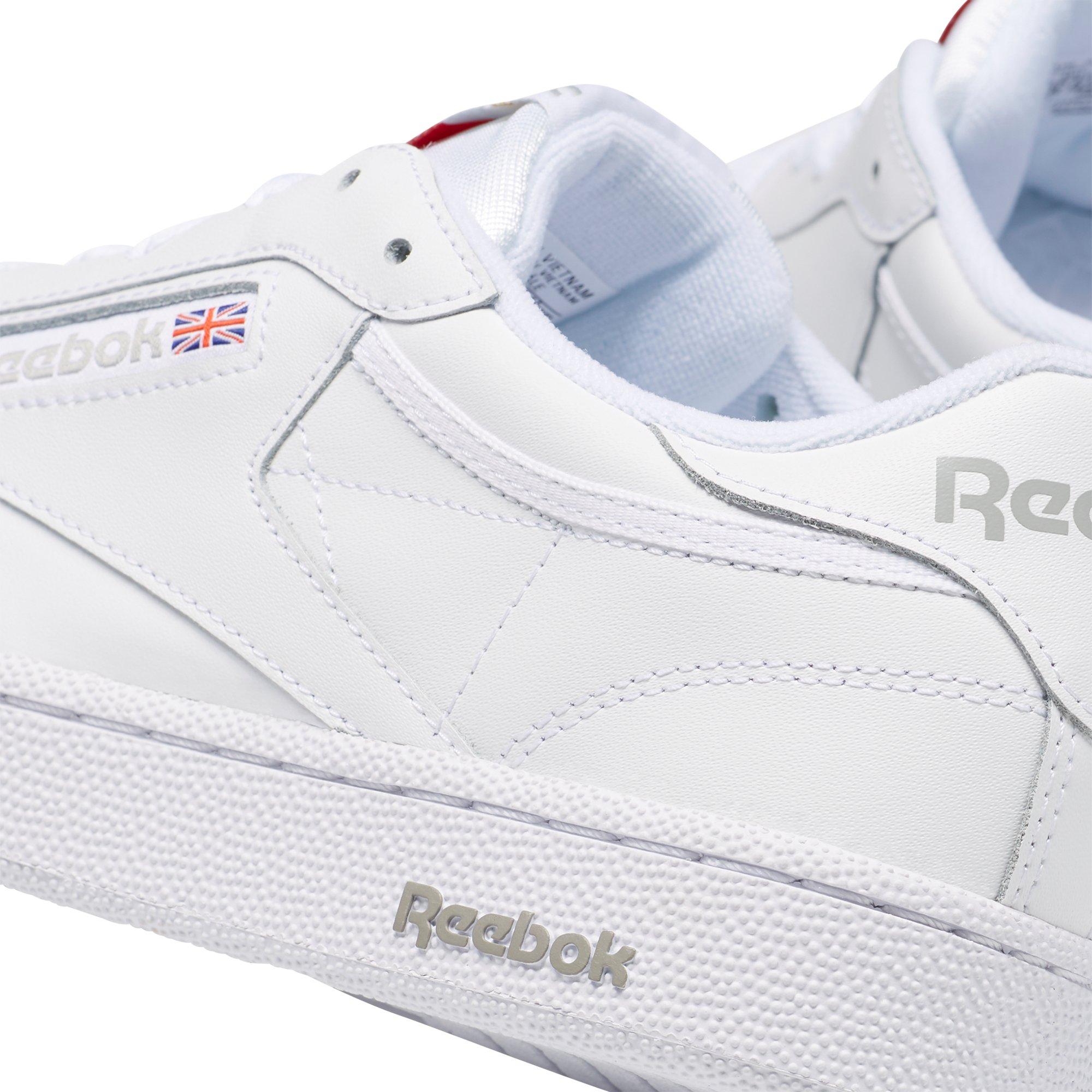 Reebok Club C 85 "White/Grey" Men's Shoe - WHITE/GREY Thumbnail View 7