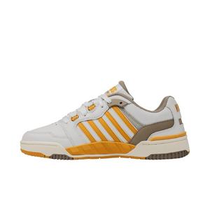 K-Swiss SI-18 Rival "White/Taupe/Jurassic Gold/Snow White" Men's Shoe - WHITE/TAUPE/GOLD