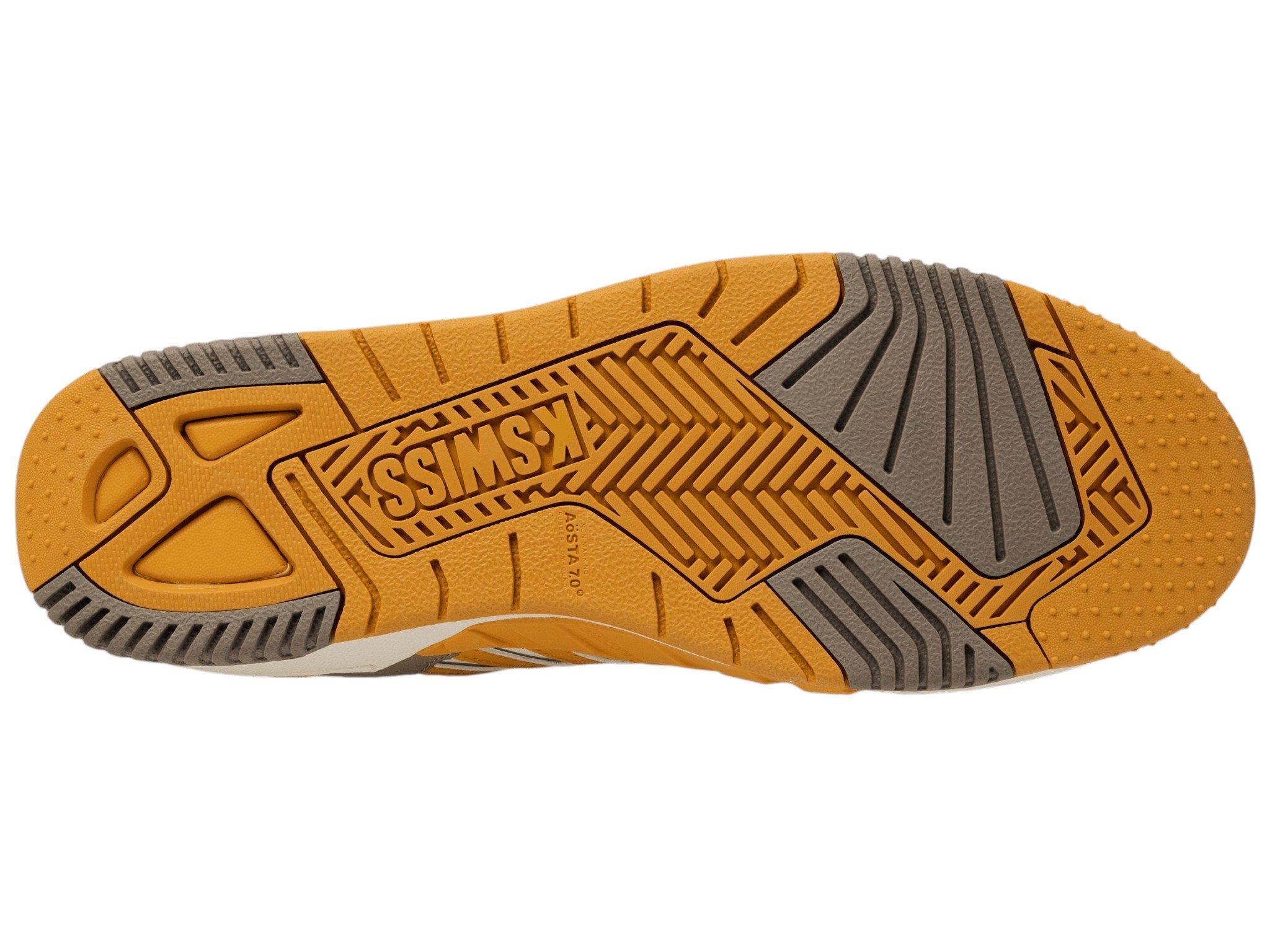 K-Swiss SI-18 Rival "White/Taupe/Jurassic Gold/Snow White" Men's Shoe - WHITE/TAUPE/GOLD