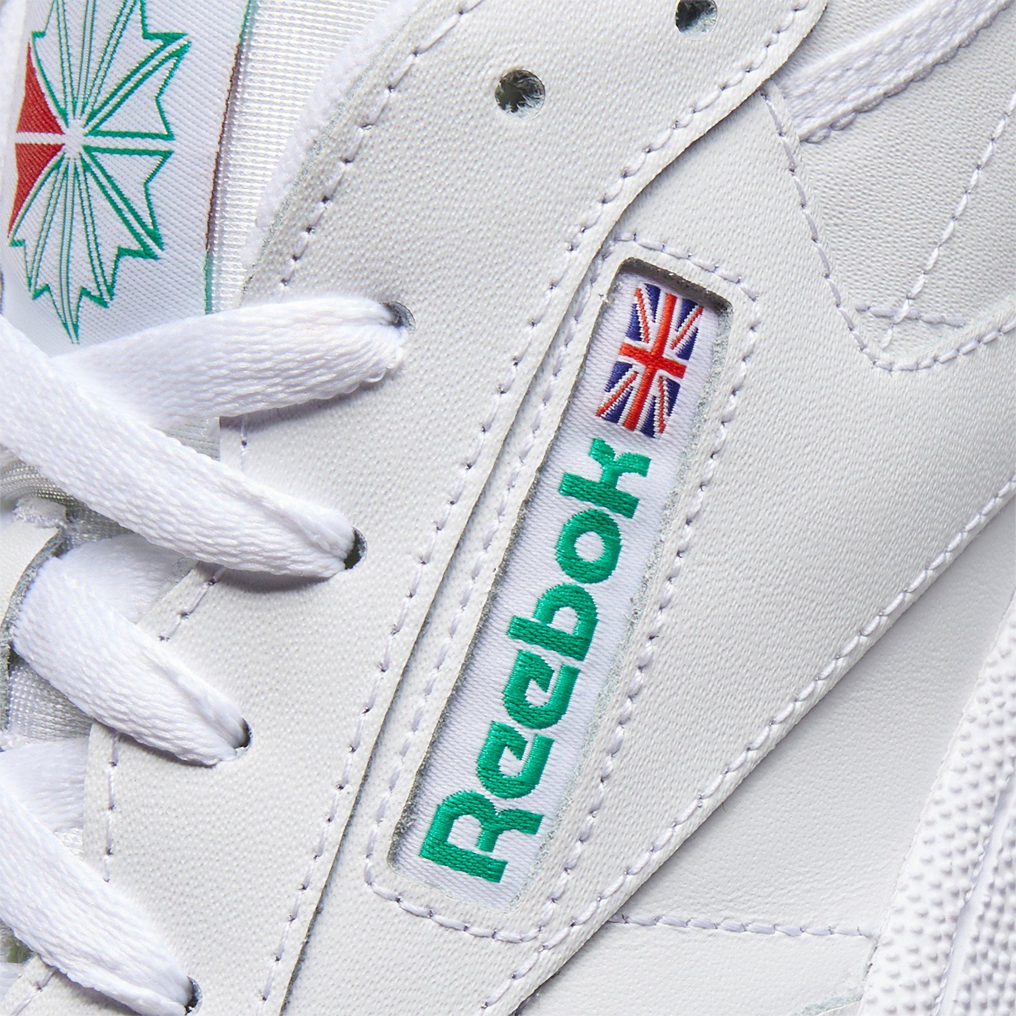Reebok Club C 85 "White/Green" Men's Shoe - WHITE/GREEN Thumbnail View 4