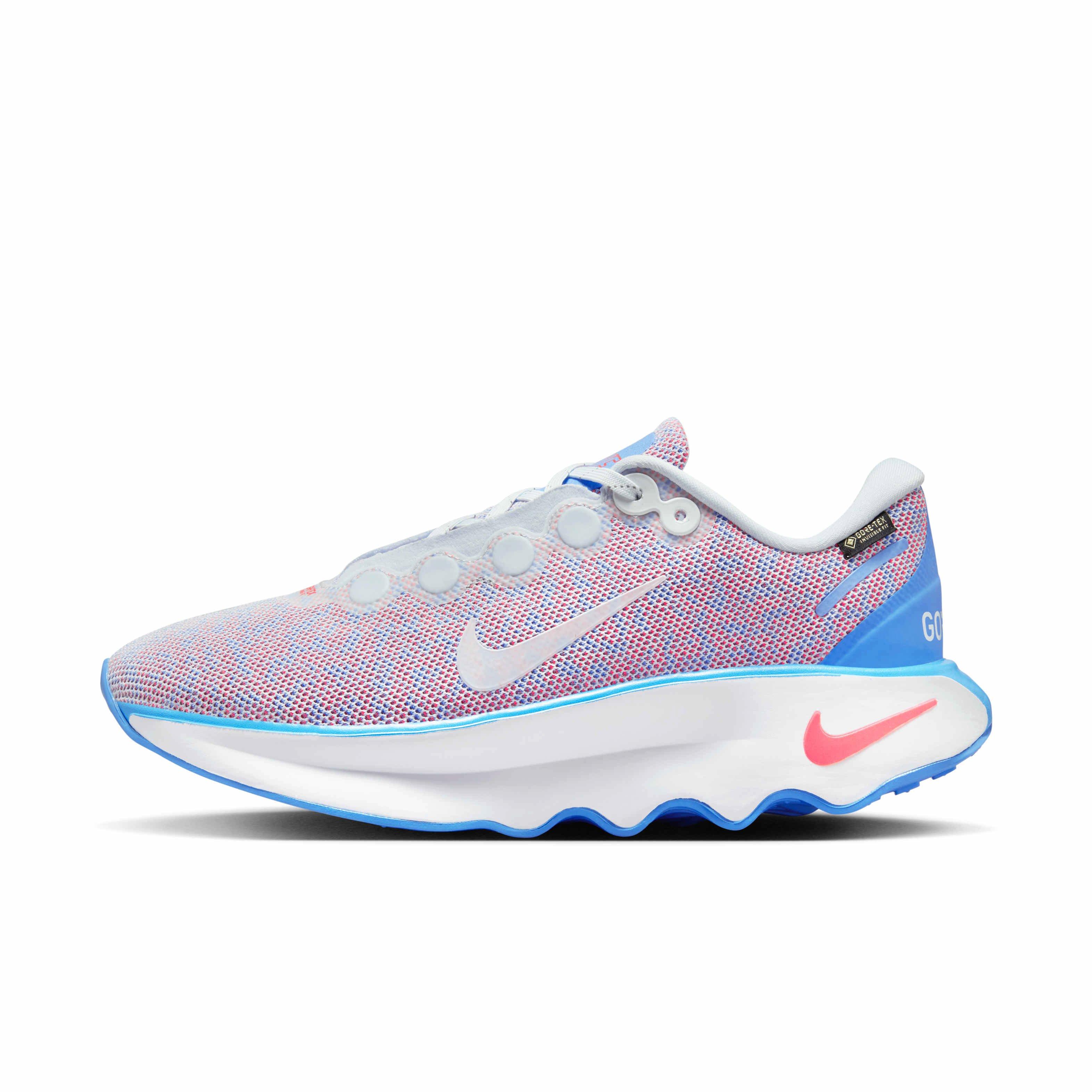 Nike Motiva "Blue Tint/University Blue/Bright Crimson/Blue Tint" Women's Walking Shoe - BLUE/BLUE/CRIMSON/BLUE Thumbnail View 2