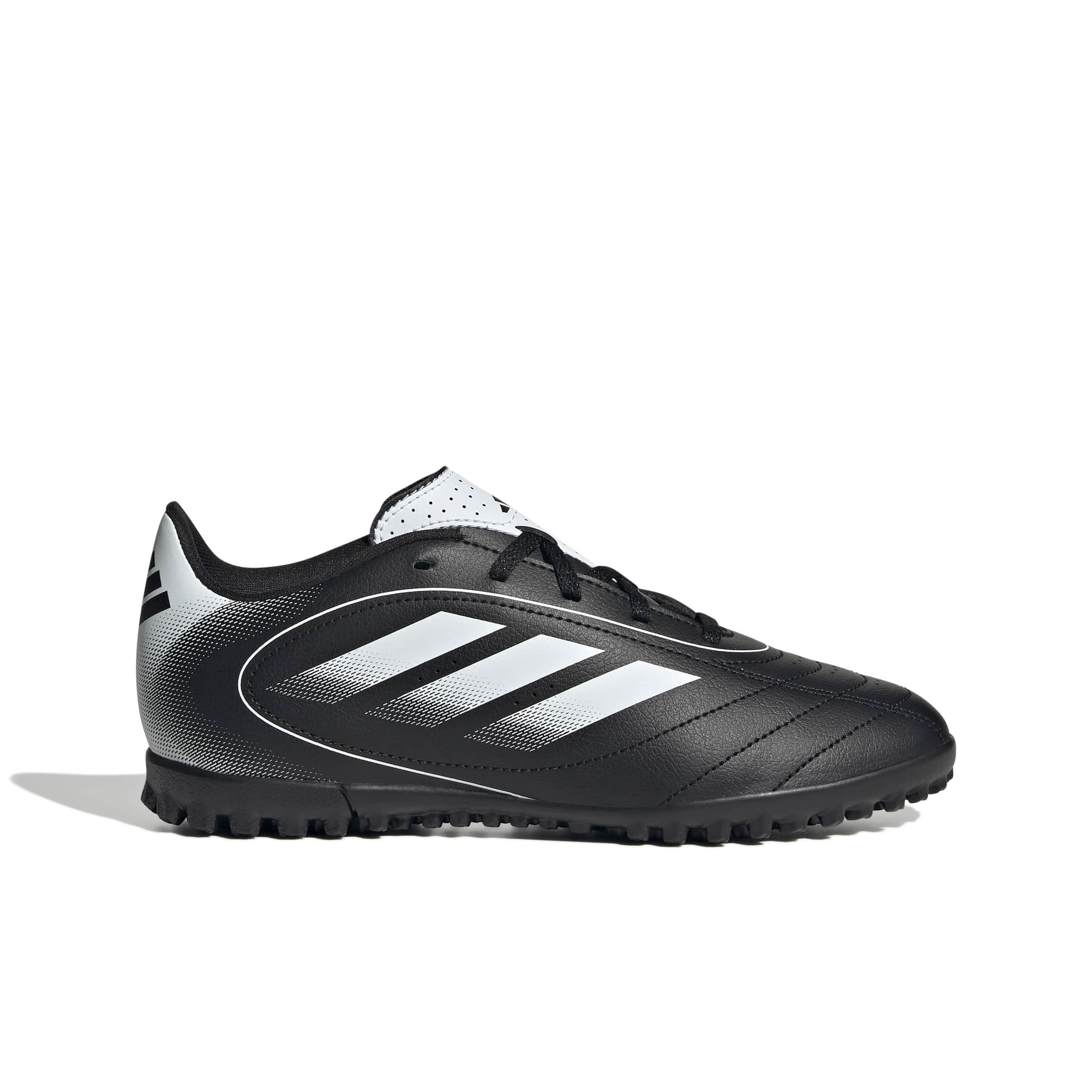adidas Goletto IX Turf Grade School Kids' "Core Black/Ftwr White/Core Black" Soccer Shoe