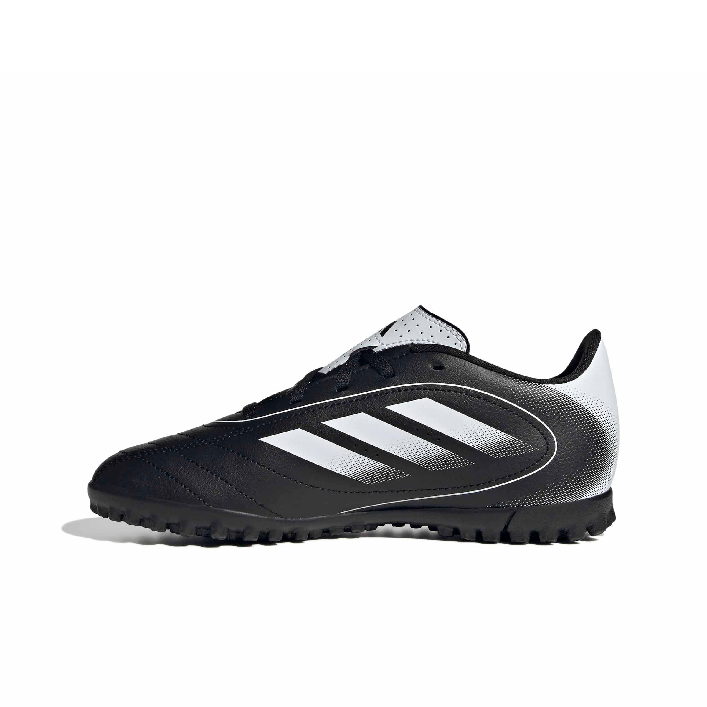 adidas Goletto IX Turf Grade School Kids' "Core Black/Ftwr White/Core Black" Soccer Shoe