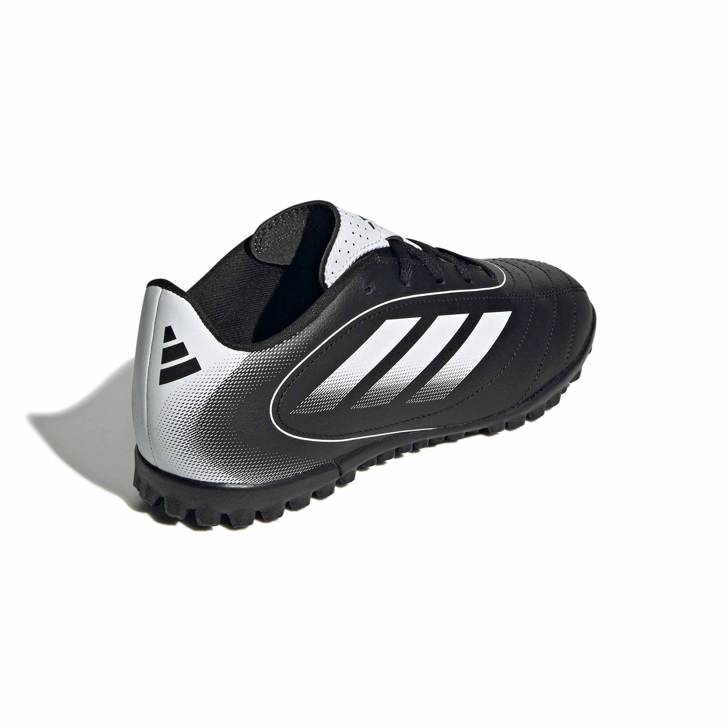 adidas Goletto IX Turf Grade School Kids' "Core Black/Ftwr White/Core Black" Soccer Shoe