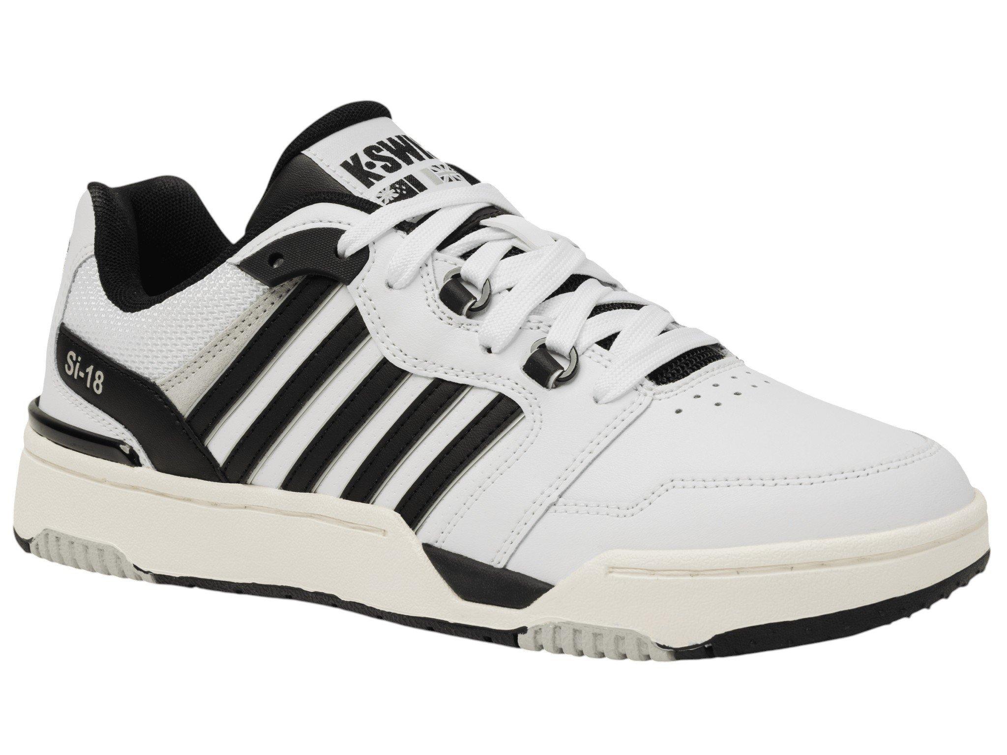 K-Swiss SI-18 Rival "White/Grey/Black" Men's Shoe - WHITE/GREY/BLACK