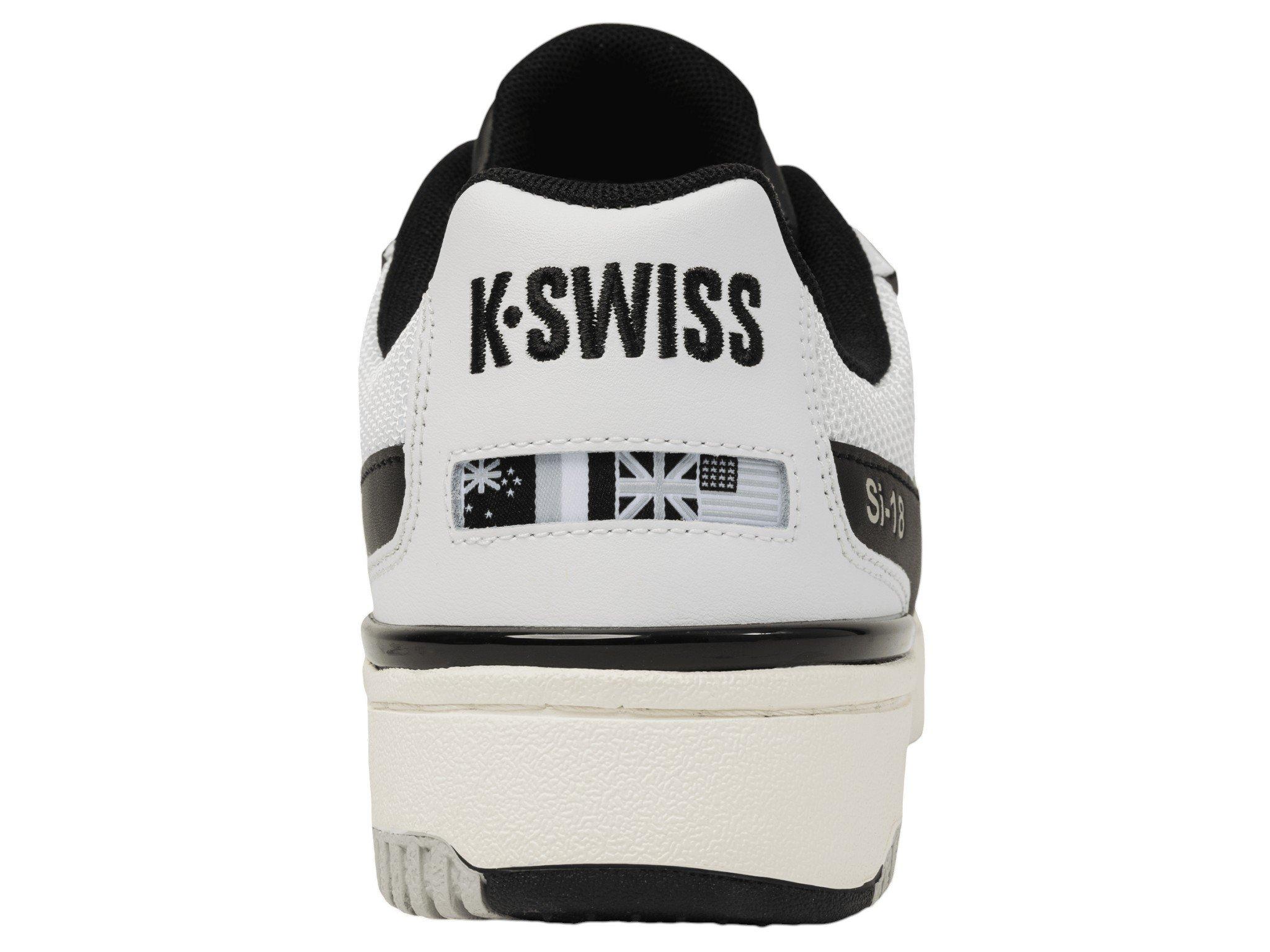 K-Swiss SI-18 Rival "White/Grey/Black" Men's Shoe - WHITE/GREY/BLACK