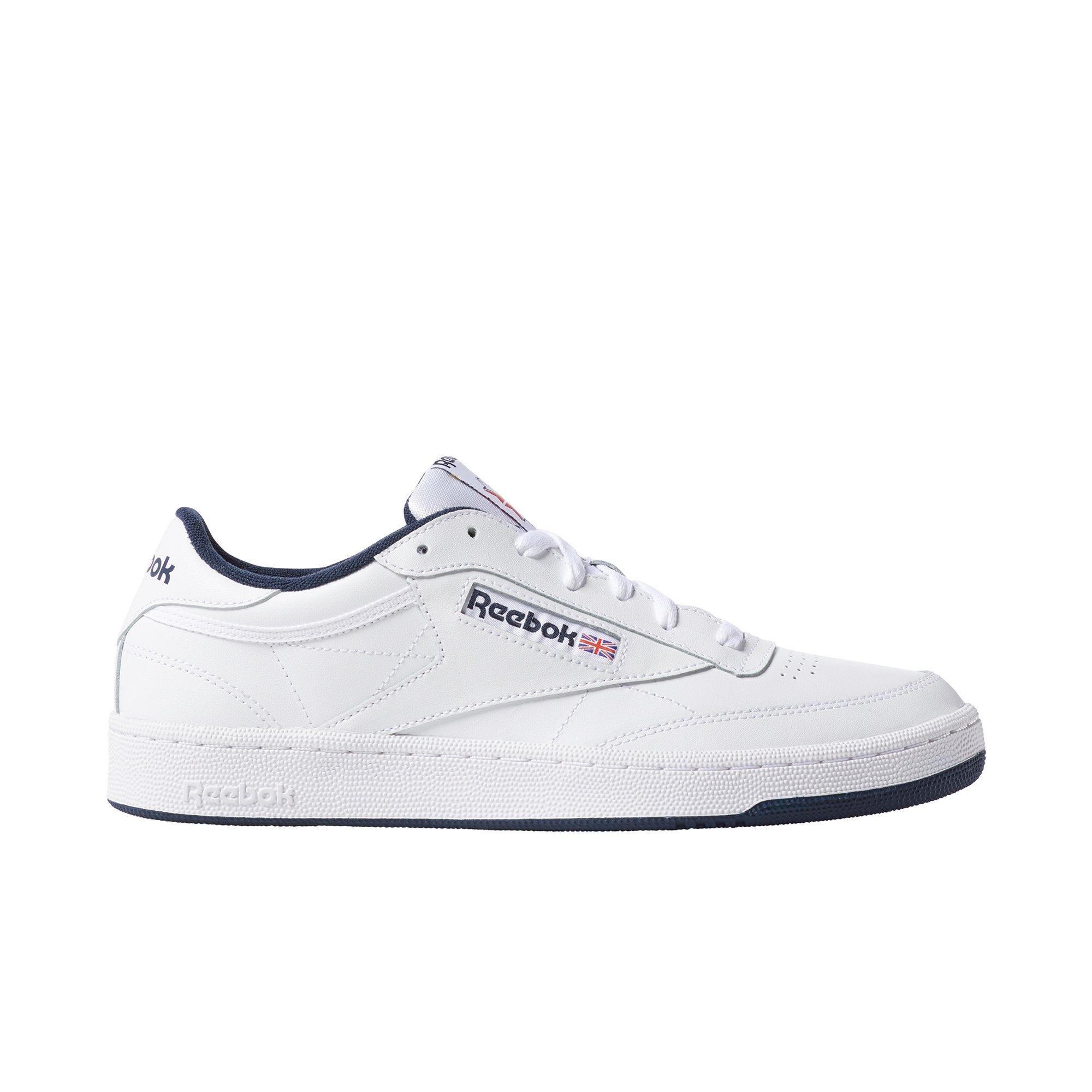 Reebok Club C 85 "White/Navy" Men's Shoe - WHITE/NAVY Thumbnail View 1