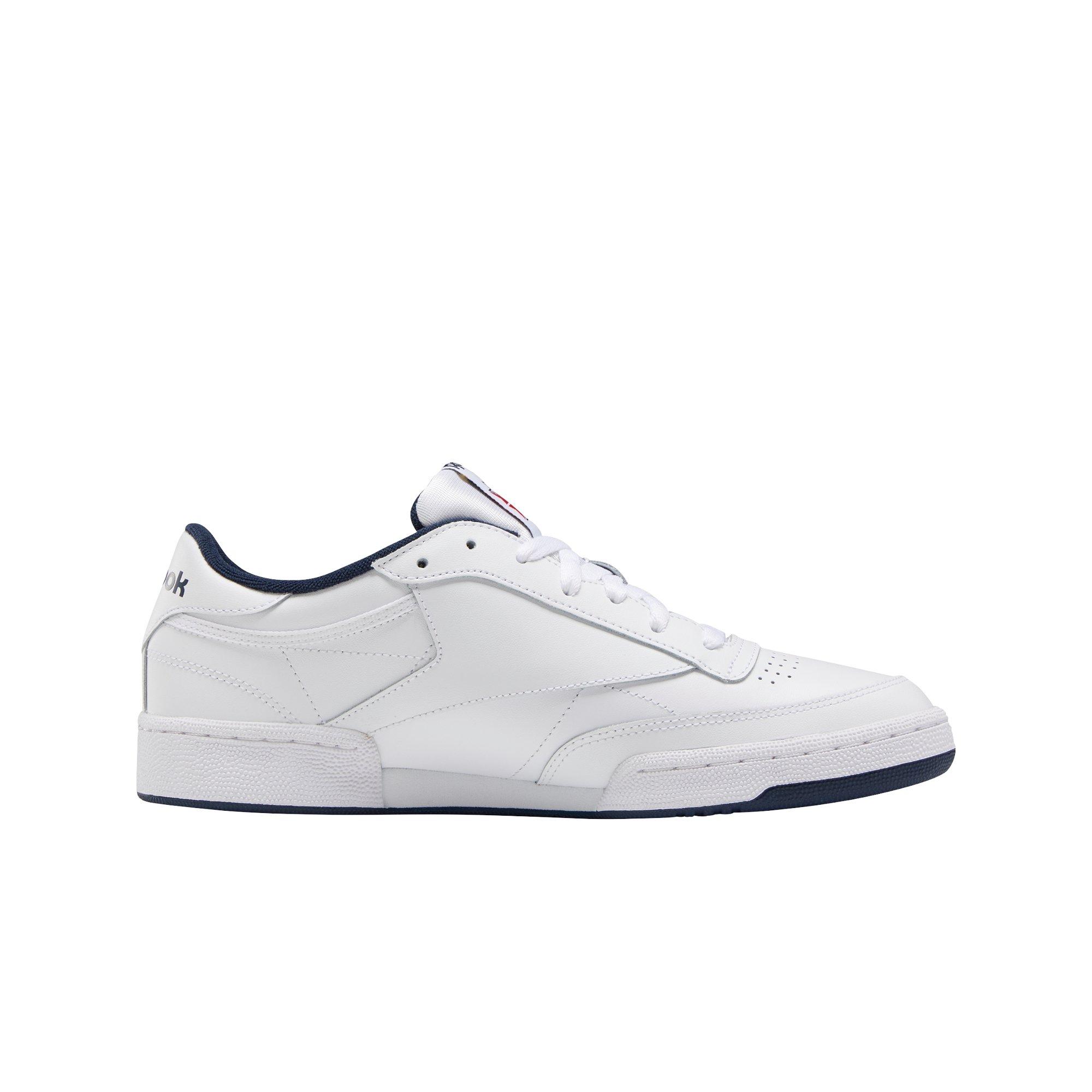 Reebok Club C 85 "White/Navy" Men's Shoe - WHITE/NAVY Thumbnail View 2