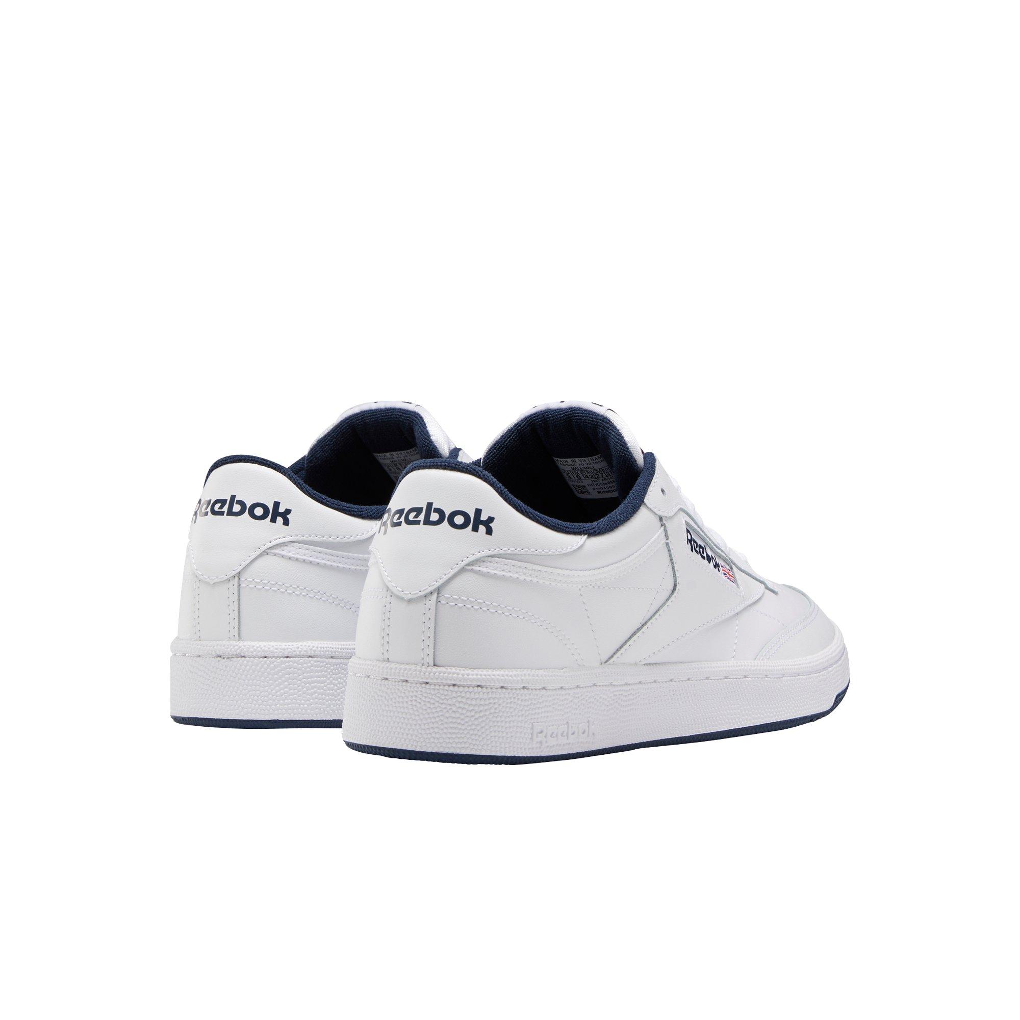 Reebok Club C 85 "White/Navy" Men's Shoe - WHITE/NAVY Thumbnail View 7