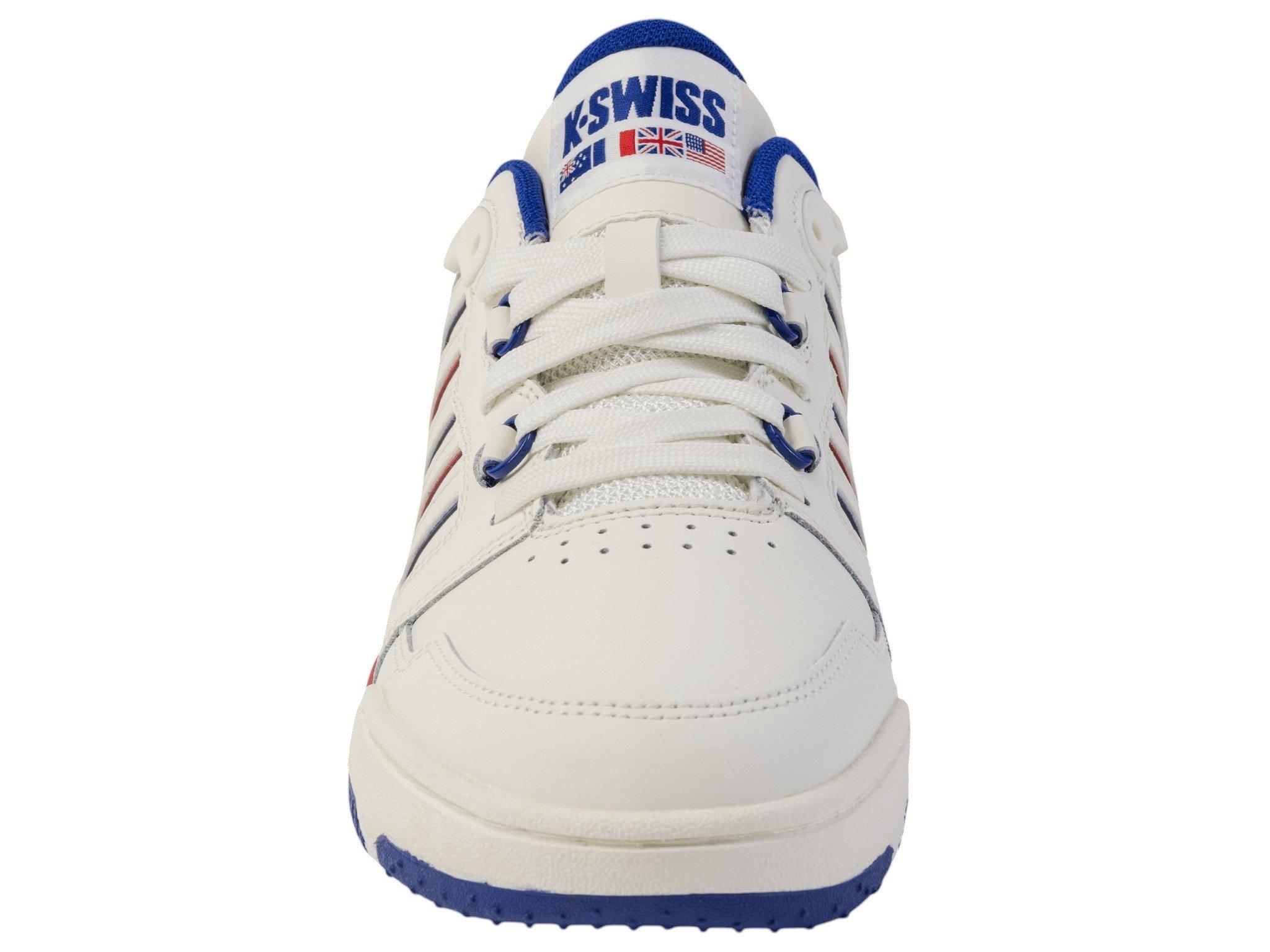 K-Swiss SI-18 Rival "Snow White/Navy/Red" Men's Shoe - SNOW WHITE/NAVY/RED