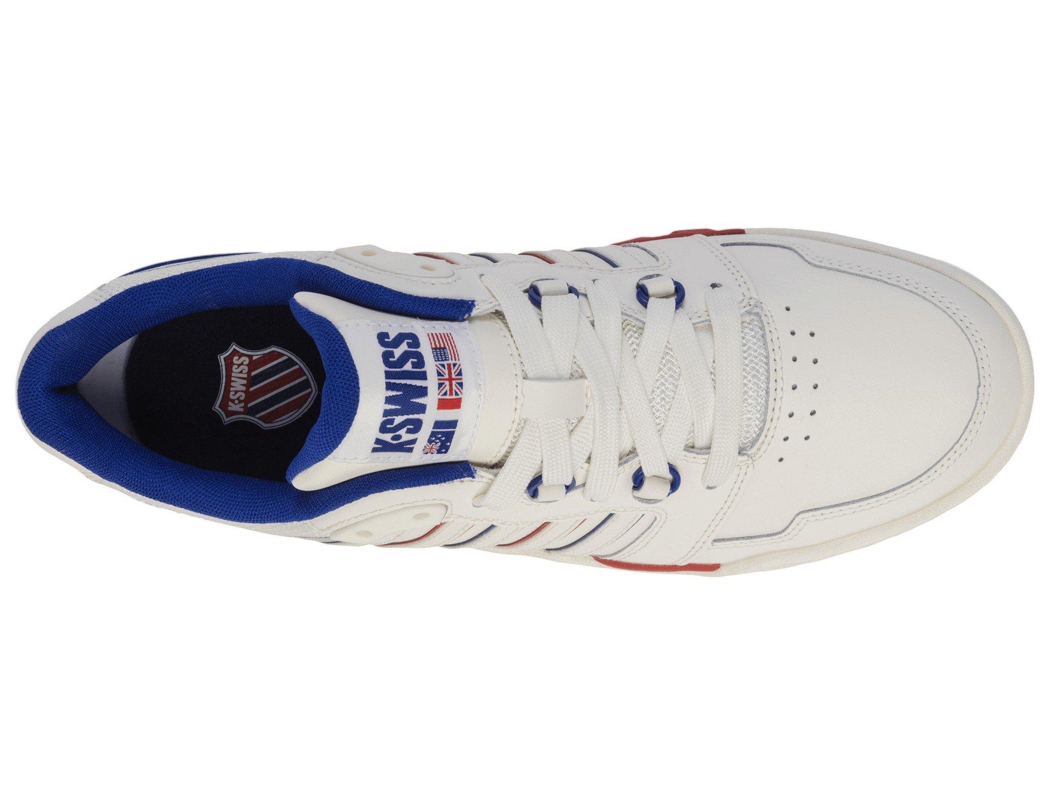 K-Swiss SI-18 Rival "Snow White/Navy/Red" Men's Shoe - SNOW WHITE/NAVY/RED