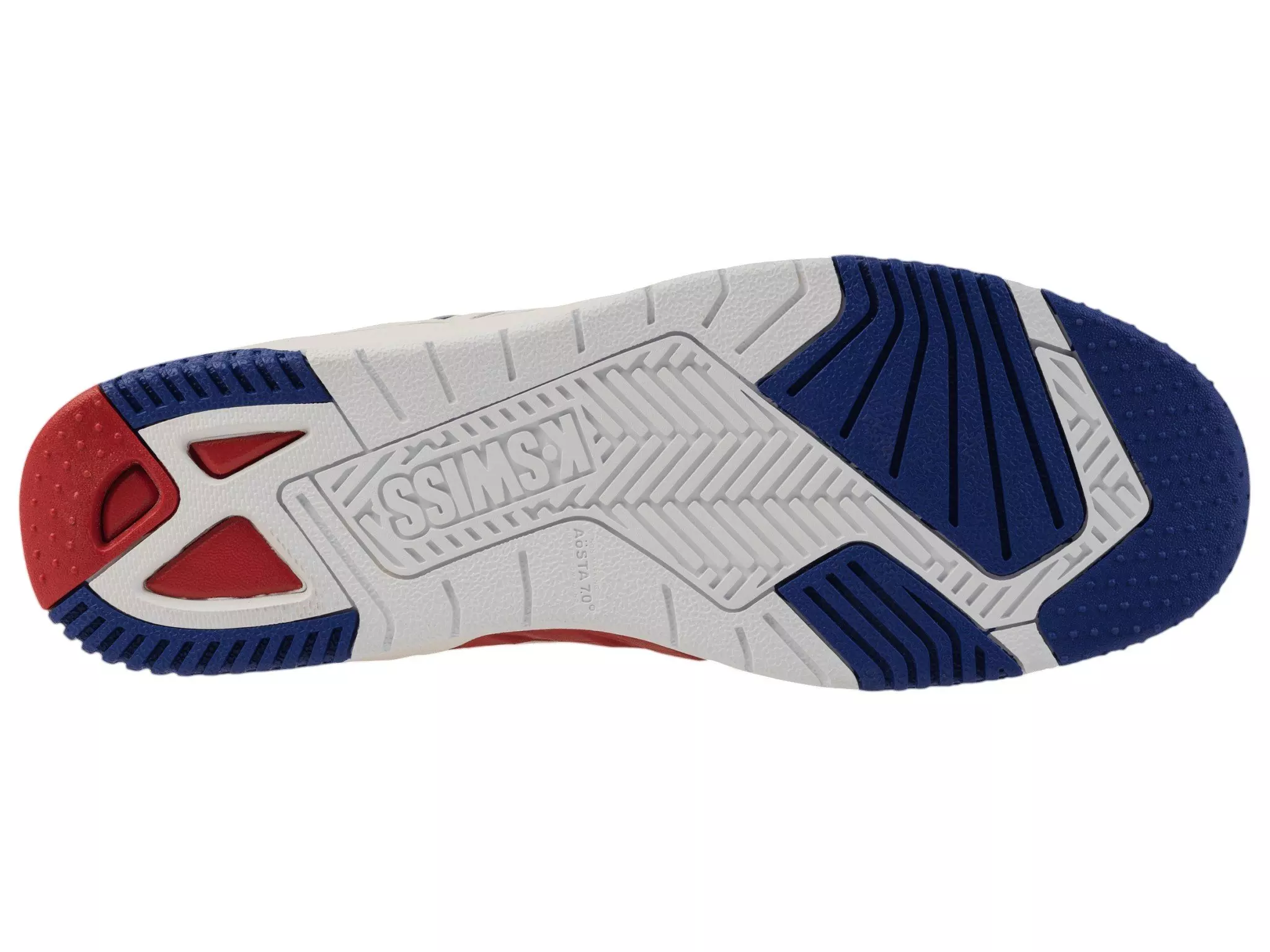 K-Swiss SI-18 Rival "Snow White/Navy/Red" Men's Shoe - SNOW WHITE/NAVY/RED