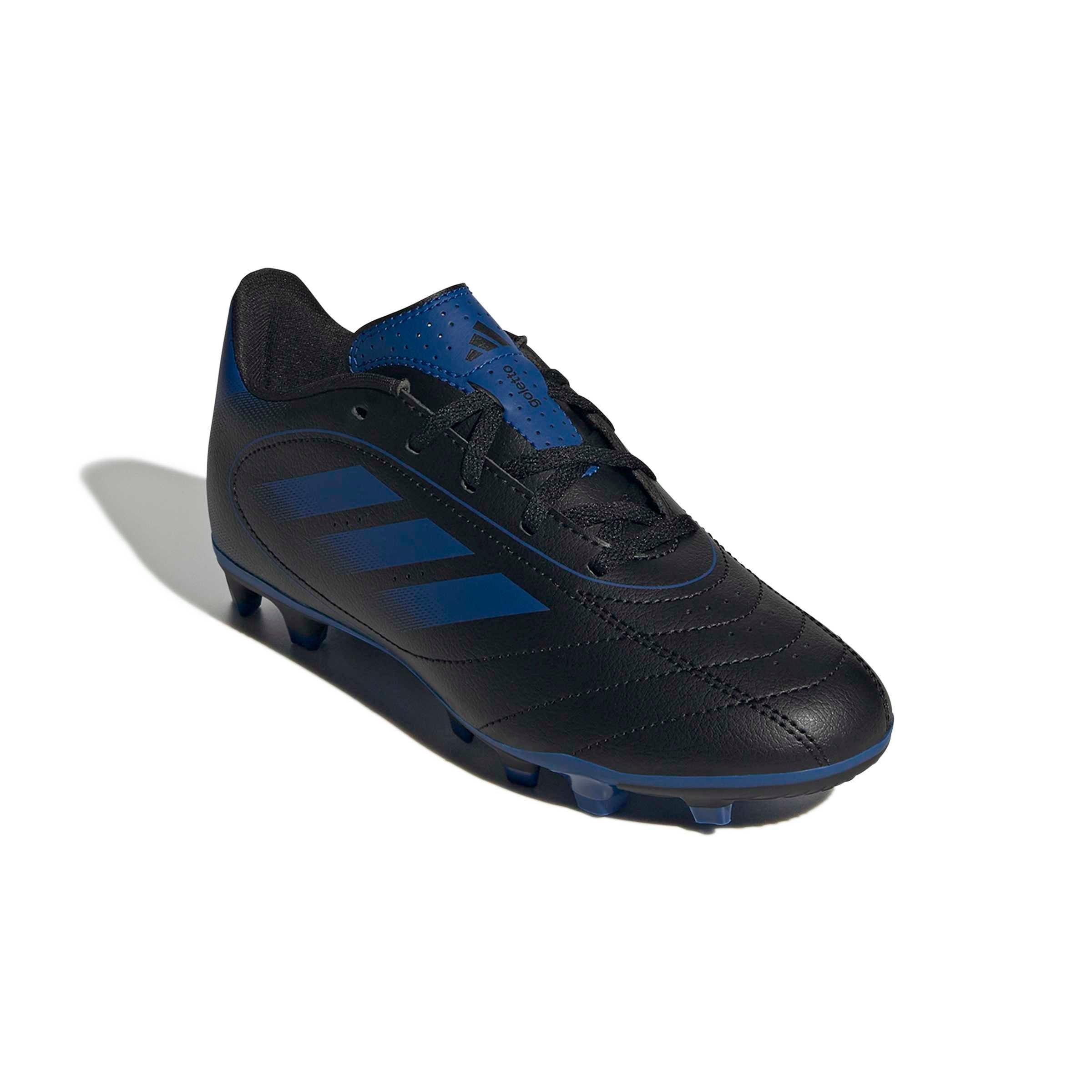 adidas Goletto IX FG "Team Royal Blue/Core Black/Team Royal Blue" Grade School Kids' Soccer Cleat - ROYAL/BLACK/ROYAL Thumbnail View 3