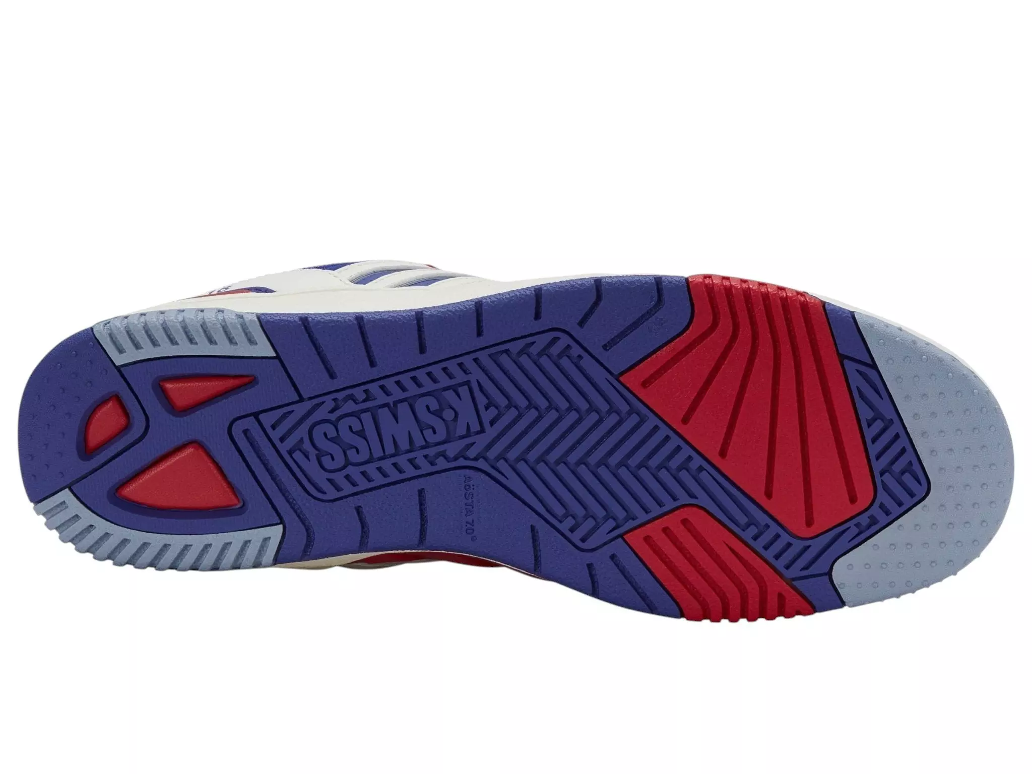 K-Swiss SI-18 Rival "Surf The Web/Mars Red/Blue Blizzard" Men's Shoe - WHITE/RED/BLUE