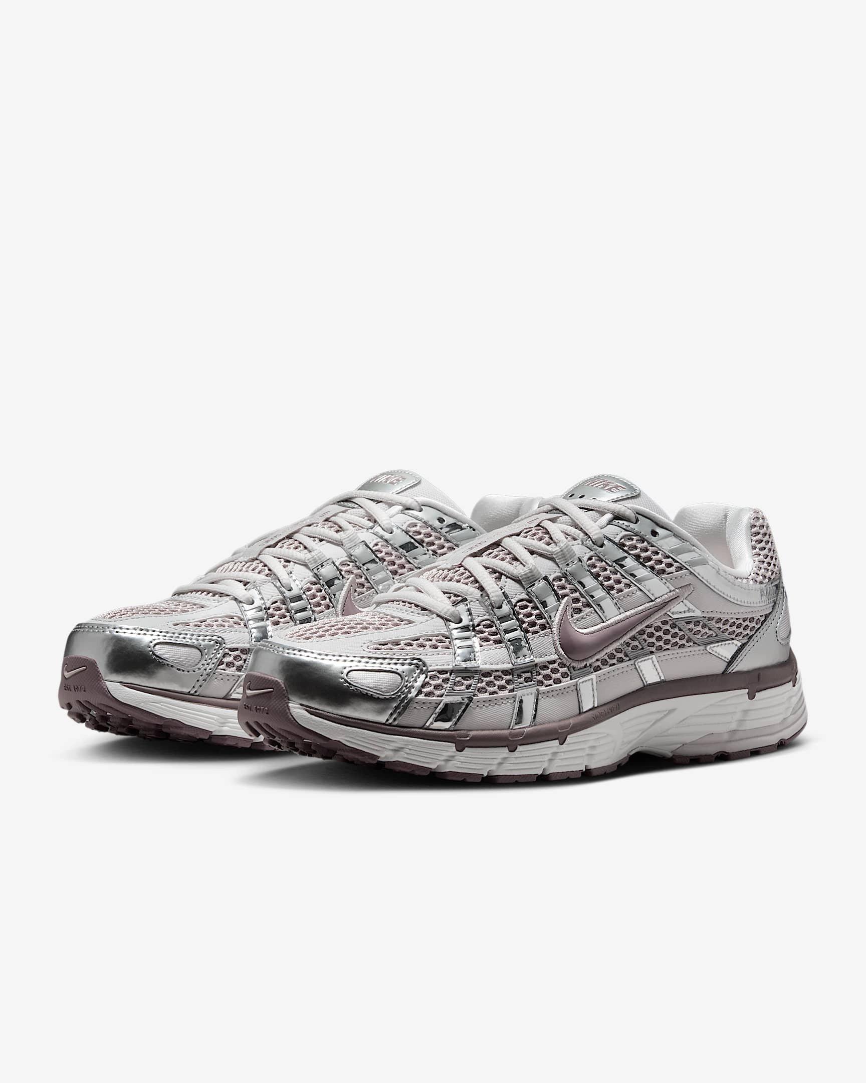Nike P-6000 "Platinum Violet/Vast Grey/Summit White/Taupe Grey" Women's Shoe - VIOLET/GREY/WHITE/GREY Thumbnail View 4