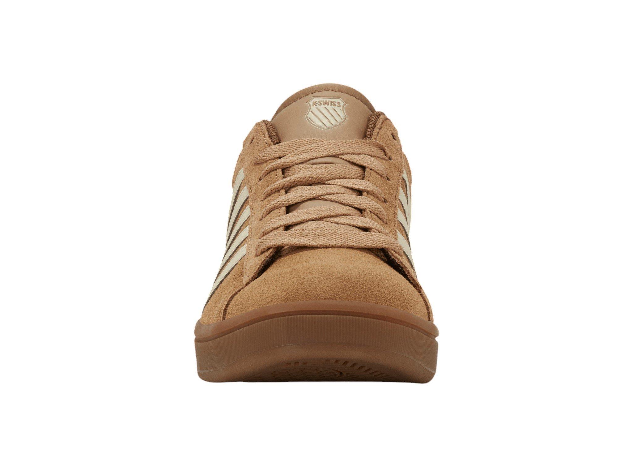 K-Swiss Court Tiebreak II SDE "Indian Tan/Creme Brulee/Gum" Men's Shoe - TAN/BROWN/GUM