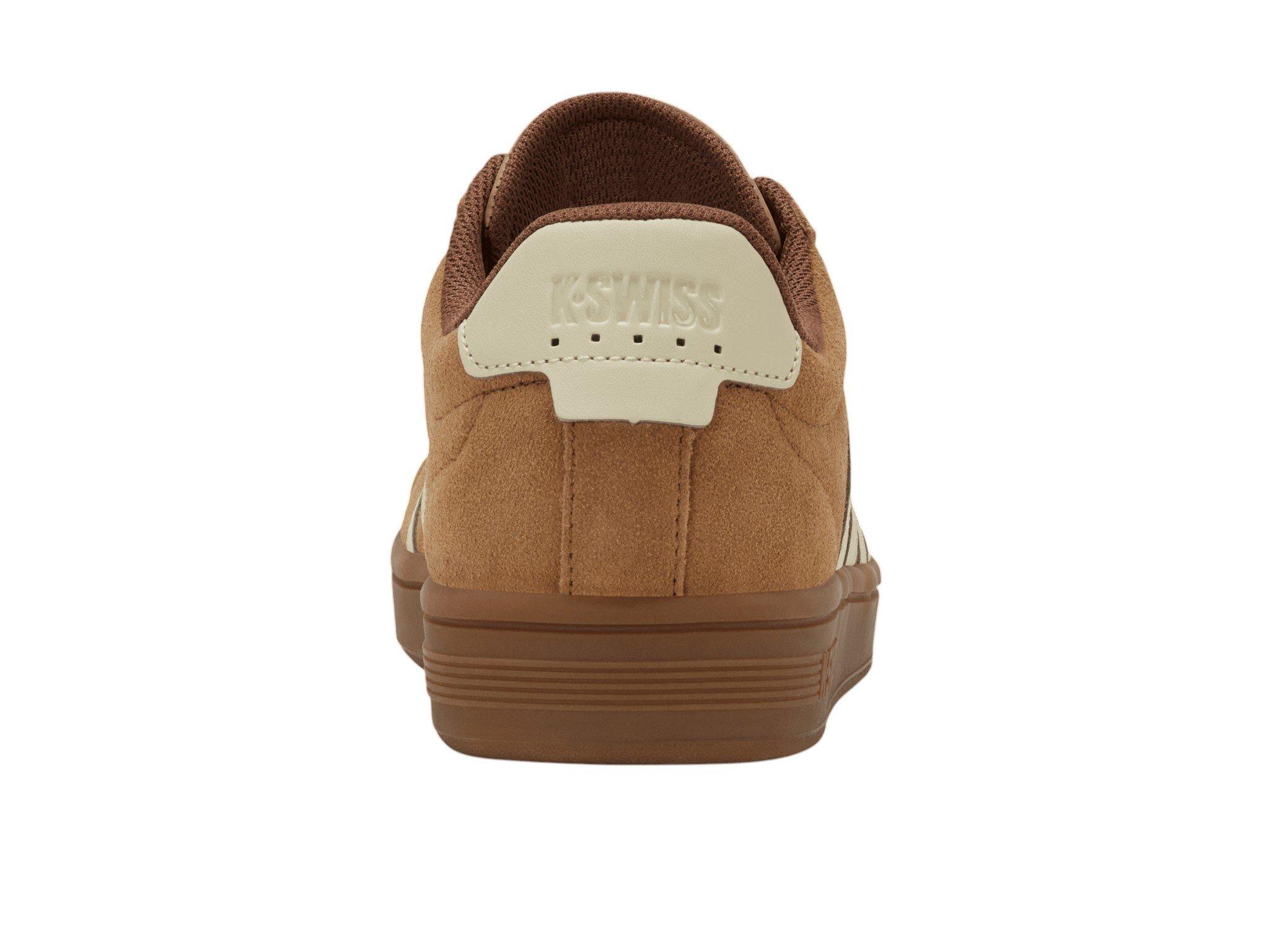 K-Swiss Court Tiebreak II SDE "Indian Tan/Creme Brulee/Gum" Men's Shoe - TAN/BROWN/GUM