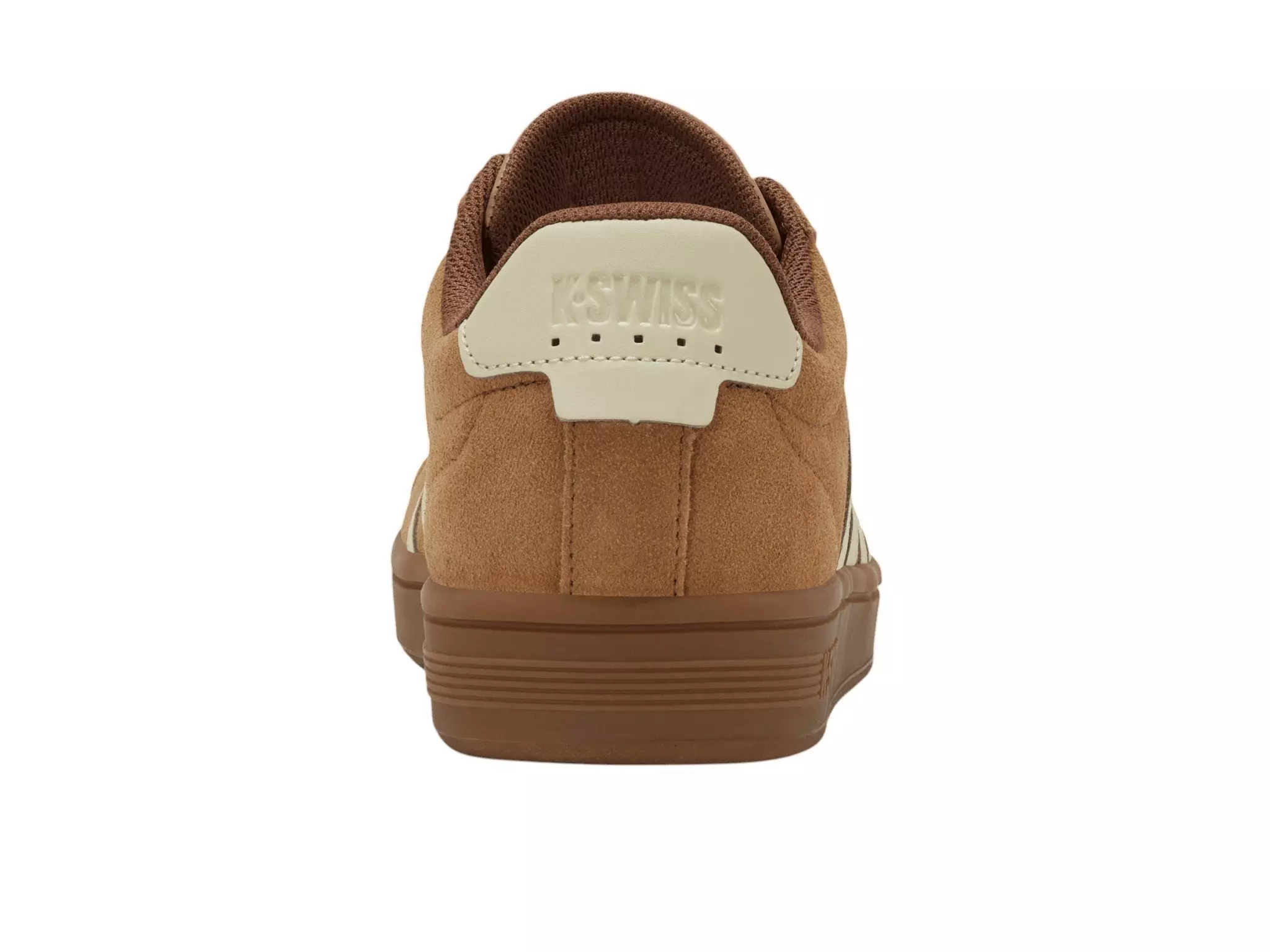 K-Swiss Court Tiebreak II SDE "Indian Tan/Creme Brulee/Gum" Men's Shoe - TAN/BROWN/GUM