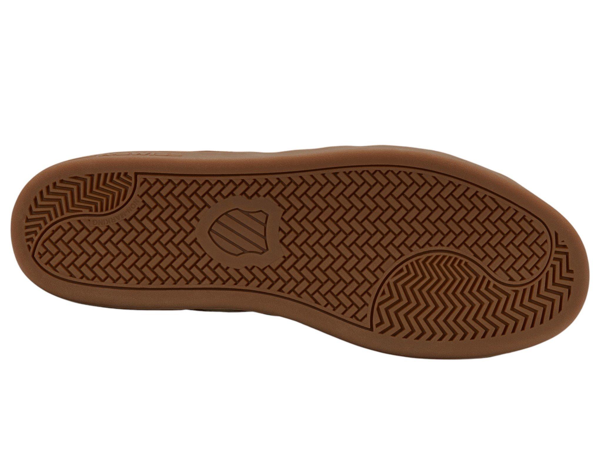 K-Swiss Court Tiebreak II SDE "Indian Tan/Creme Brulee/Gum" Men's Shoe - TAN/BROWN/GUM