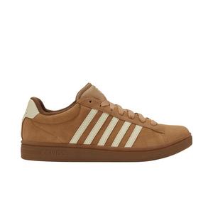 K-Swiss Court Tiebreak II SDE "Indian Tan/Creme Brulee/Gum" Men's Shoe - TAN/BROWN/GUM
