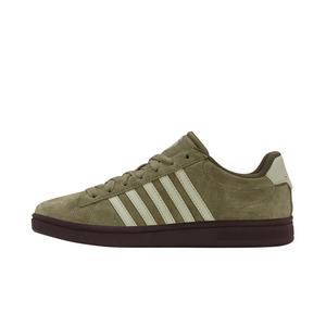 K-Swiss Court Tiebreak II SDE "Burnt Olive/Black Coffee/Alfalfa" Men's Shoe - OLIVE/BROWN