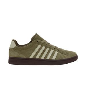 K-Swiss Court Tiebreak II SDE "Burnt Olive/Black Coffee/Alfalfa" Men's Shoe - OLIVE/BROWN