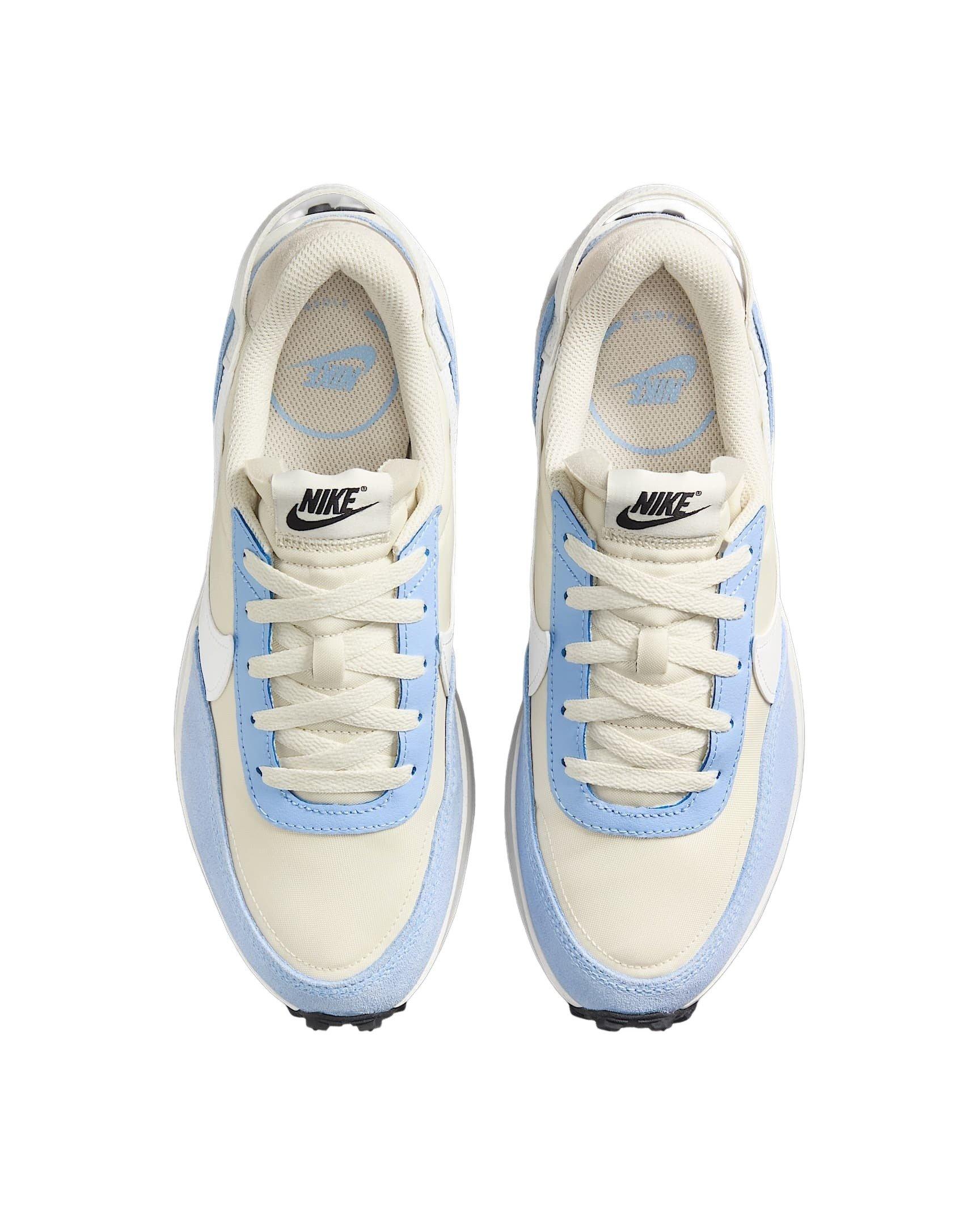 Nike Waffle Debut "Soft Pearl/Aluminium/Black/Summit White" Women's Shoe - PEARL/BLUE/WHITE Thumbnail View 3