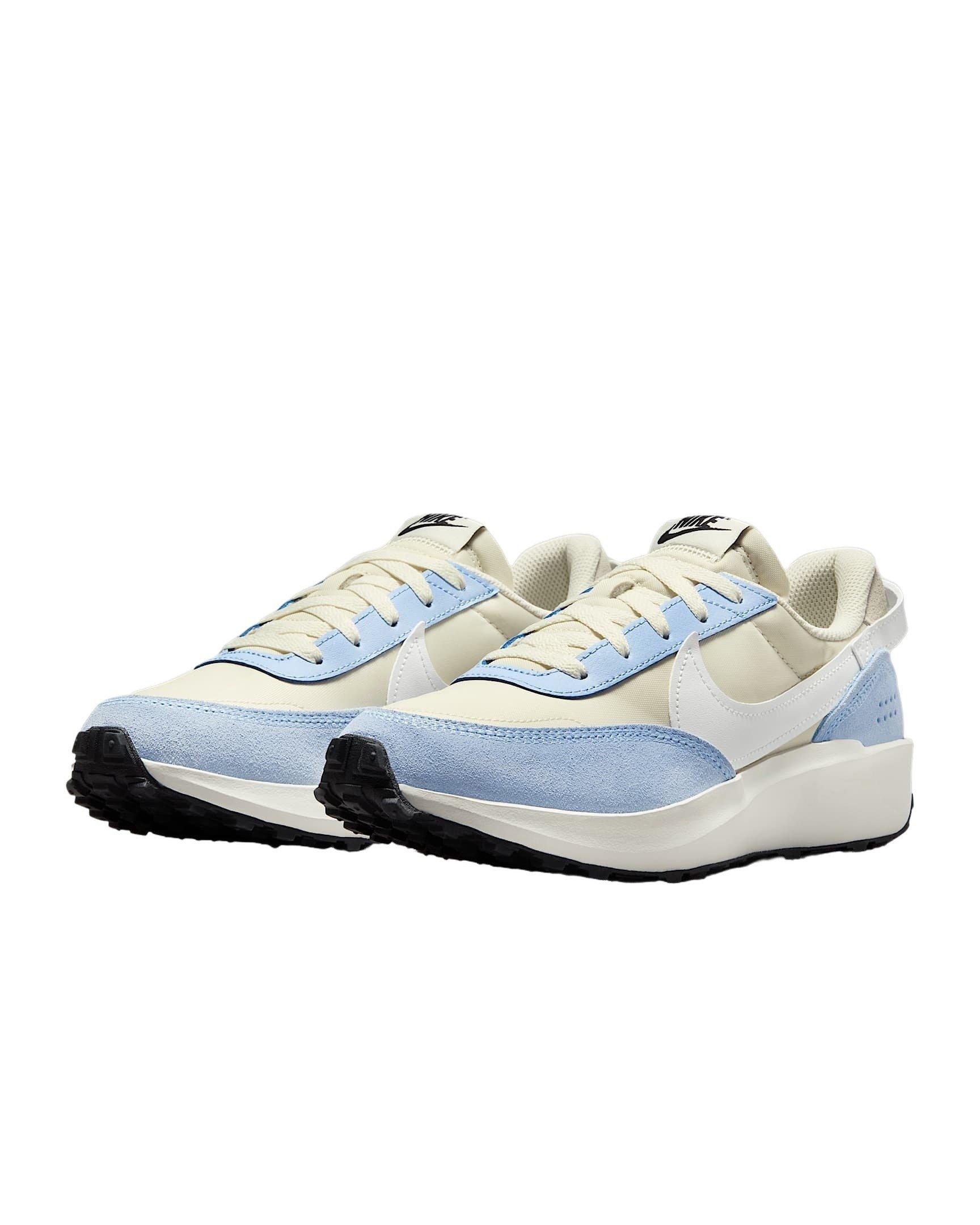 Nike Waffle Debut "Soft Pearl/Aluminium/Black/Summit White" Women's Shoe - PEARL/BLUE/WHITE Thumbnail View 4