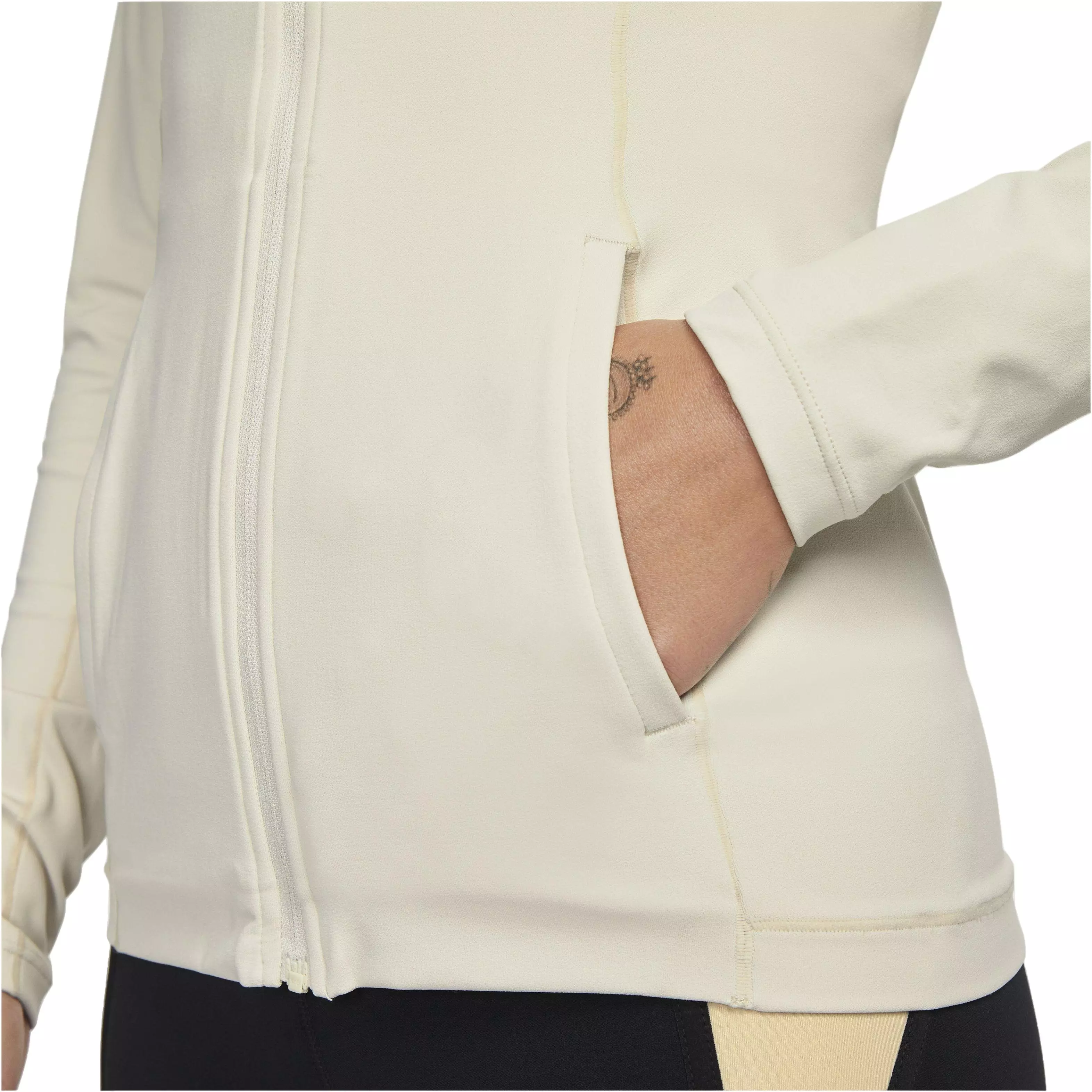 Nike Women's Yoga Dri-FIT Luxe Fitted Jacket - BLACK