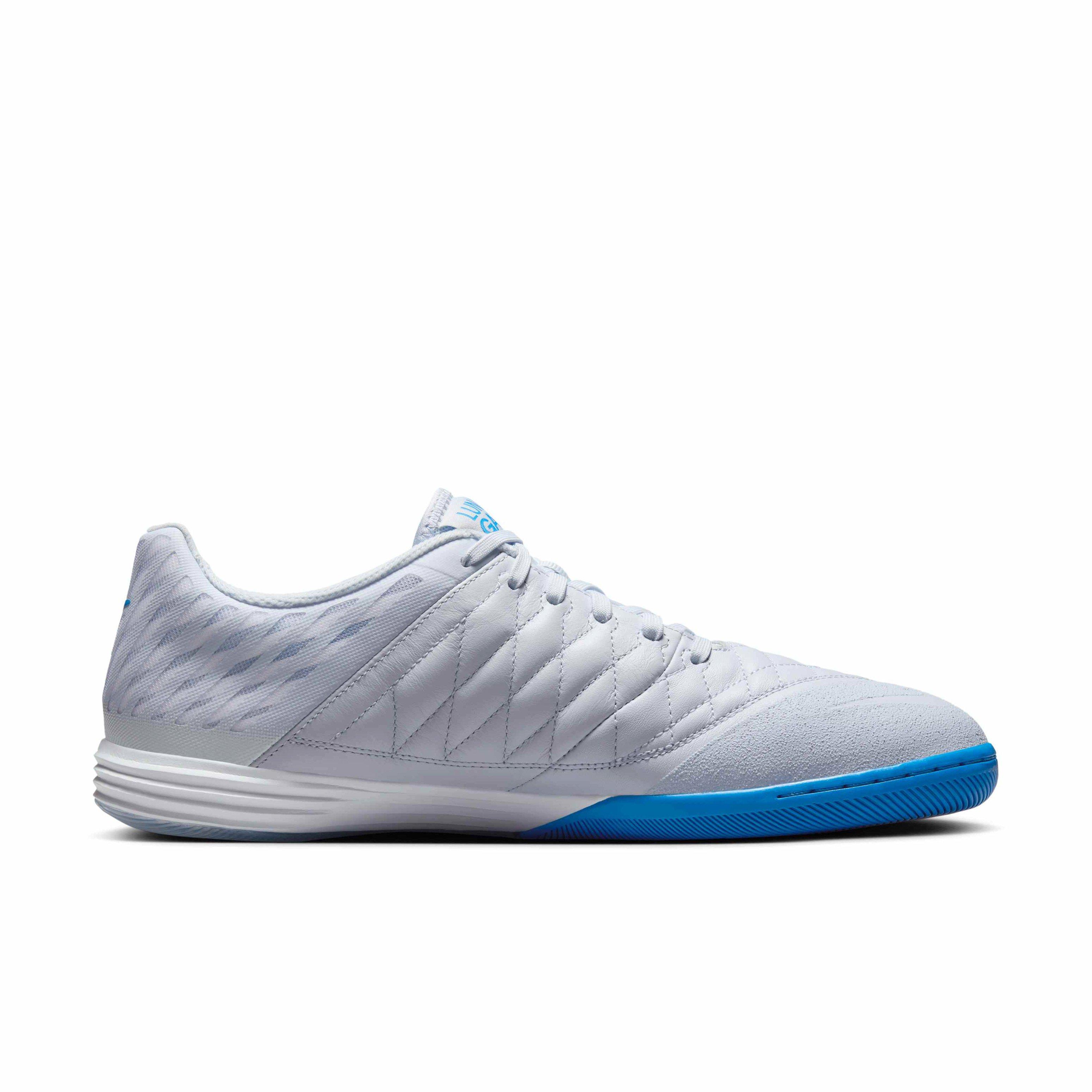 Nike Lunargato II IC "Grey/Light Photo Blue" Men's Soccer Shoe - GREY/LT BLUE Thumbnail View 1
