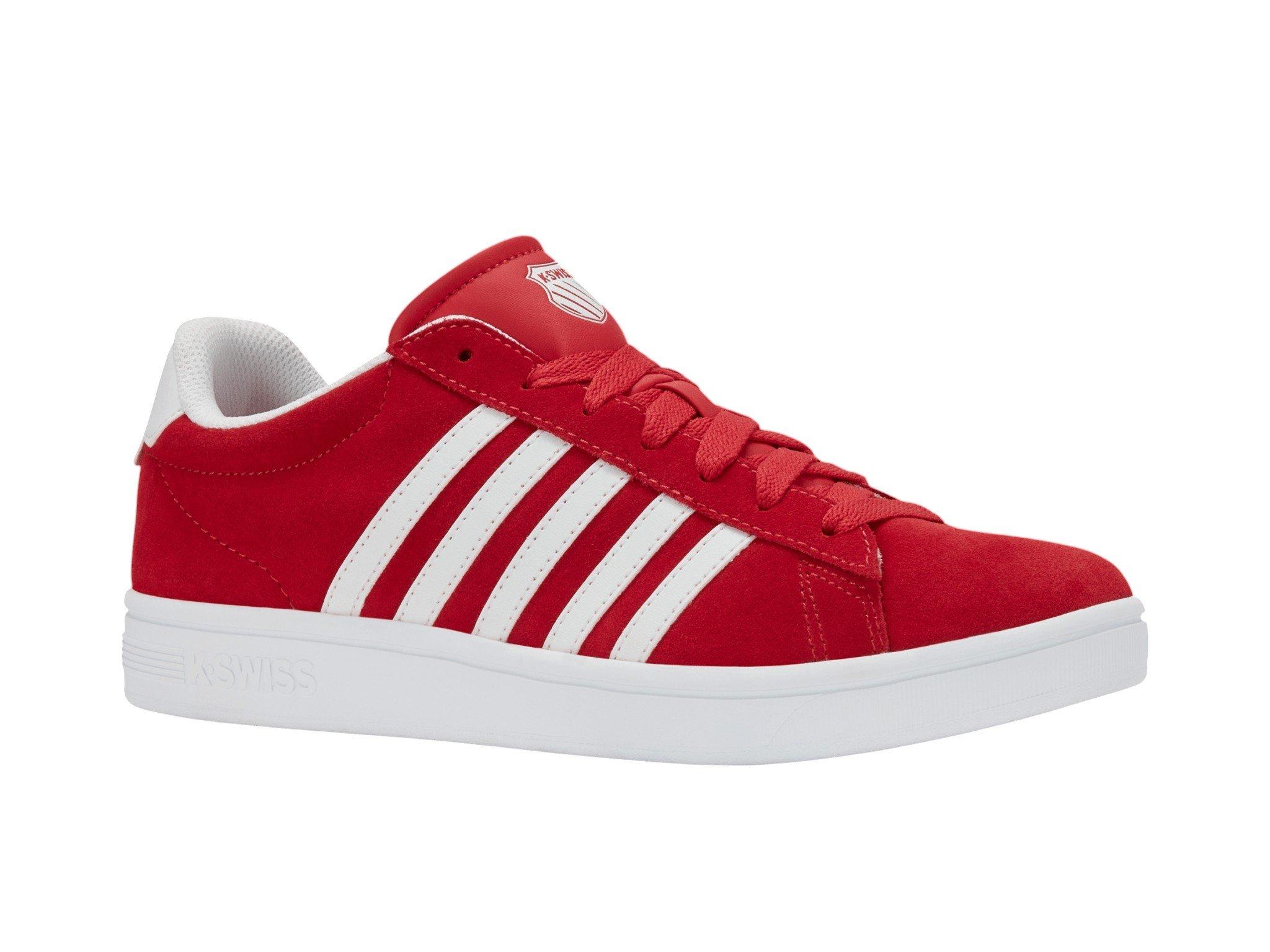 K-Swiss Court Tiebreak II SDE "Mars Red/White" Men's Shoe - MARS RED/WHITE