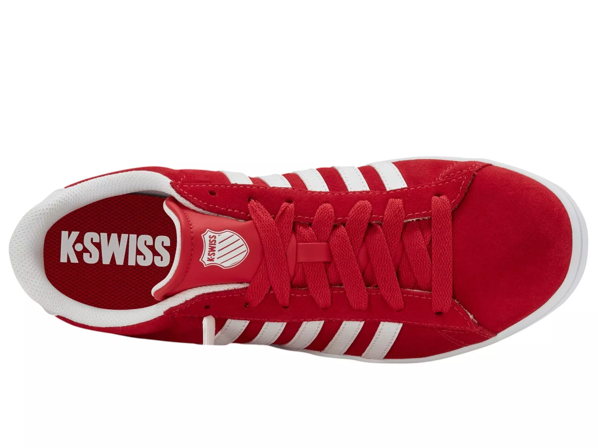 K-Swiss Court Tiebreak II SDE "Mars Red/White" Men's Shoe - MARS RED/WHITE