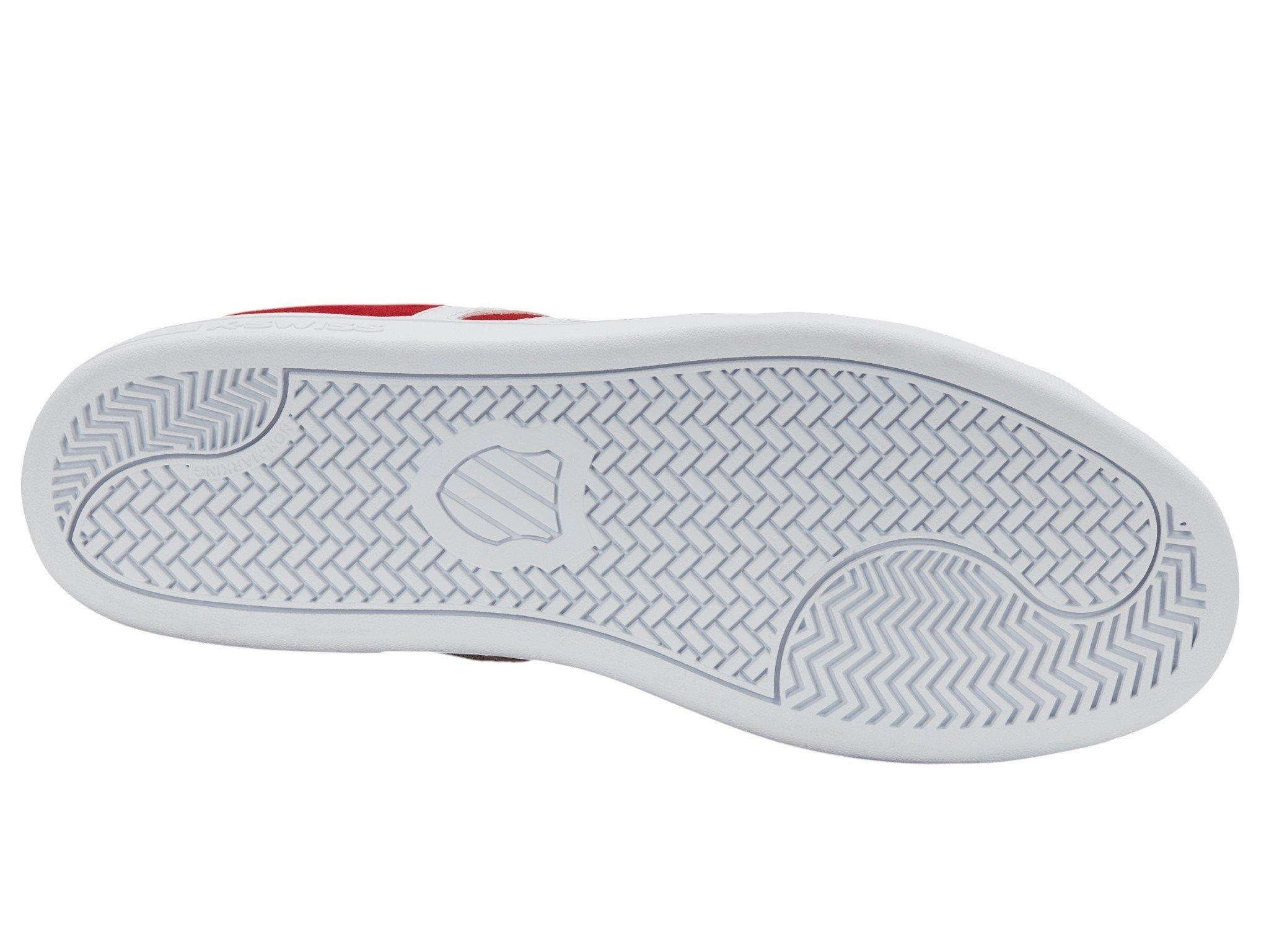 K-Swiss Court Tiebreak II SDE "Mars Red/White" Men's Shoe - MARS RED/WHITE