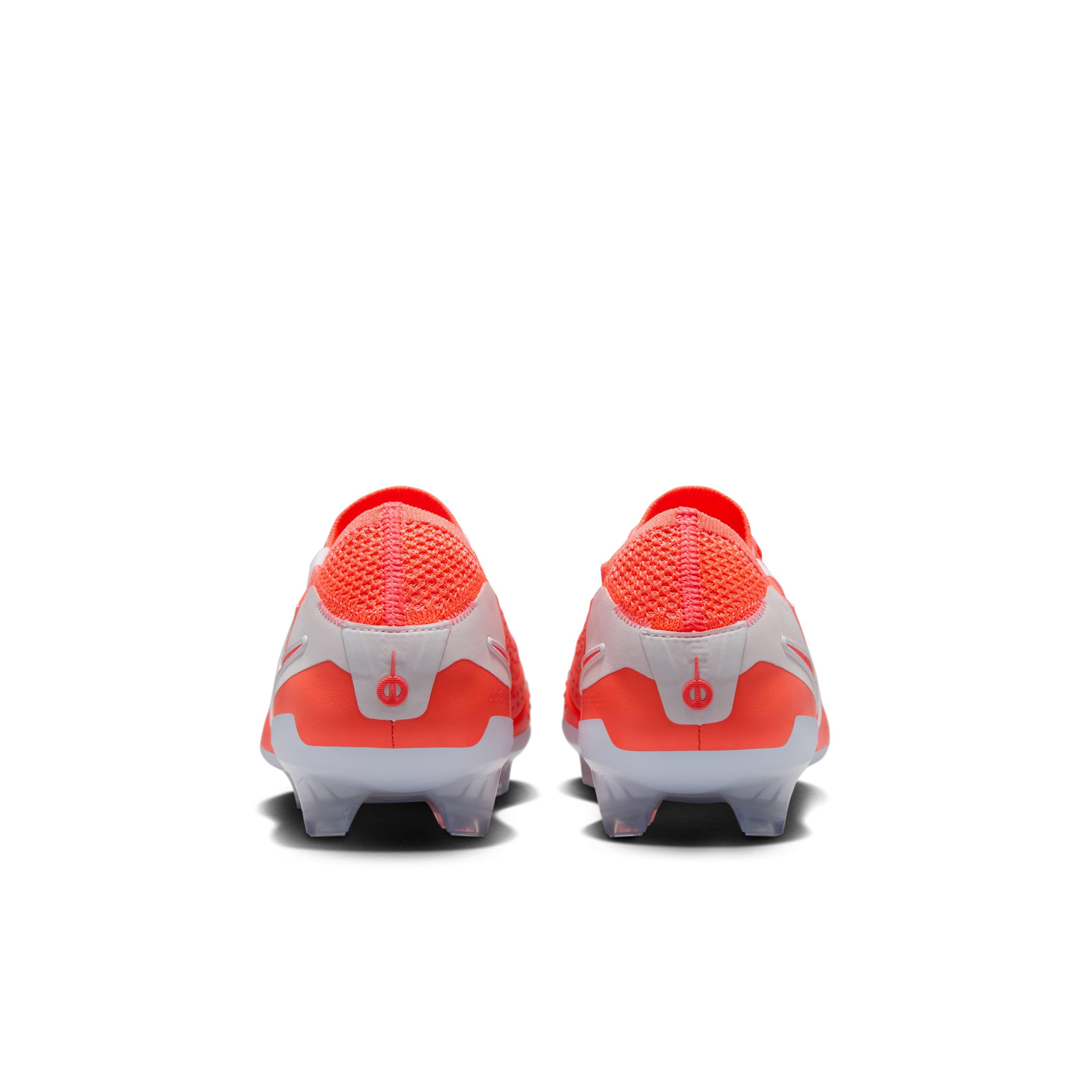 Nike Tiempo Legend 10 Elite FG "Hot Lava/White" Men's Soccer Cleat - LAVA/WHITE Thumbnail View 5