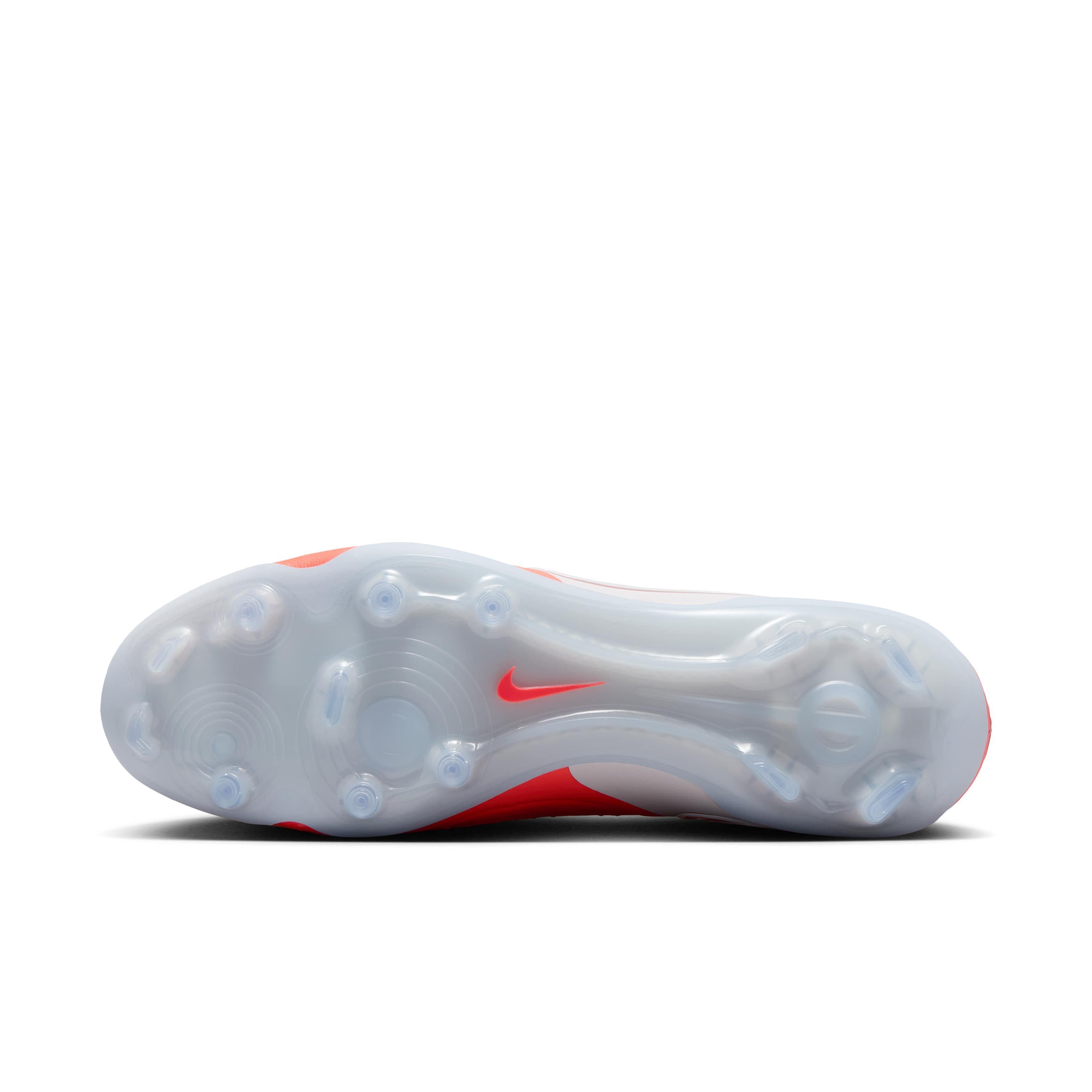 Nike Tiempo Legend 10 Elite FG "Hot Lava/White" Men's Soccer Cleat - LAVA/WHITE Thumbnail View 6