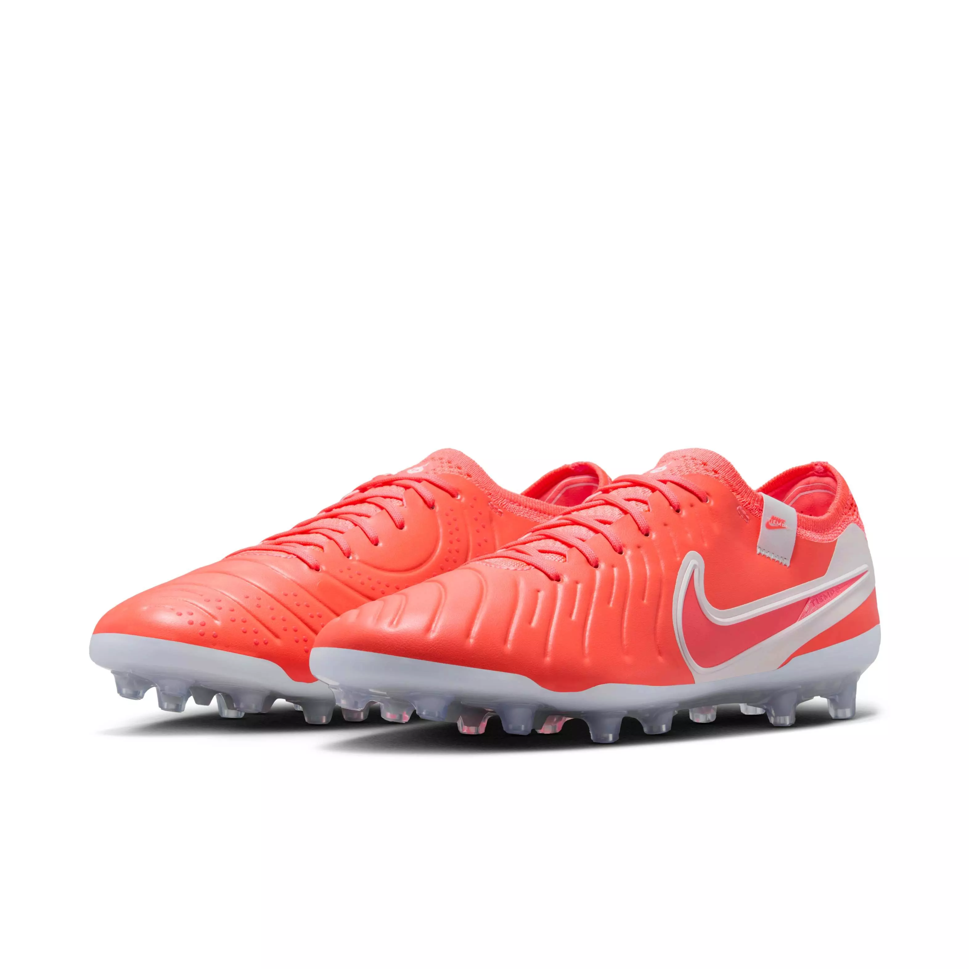 Nike Tiempo Legend 10 Elite AG "Hot Lava/White" Men's Soccer Cleat - LAVA/WHITE