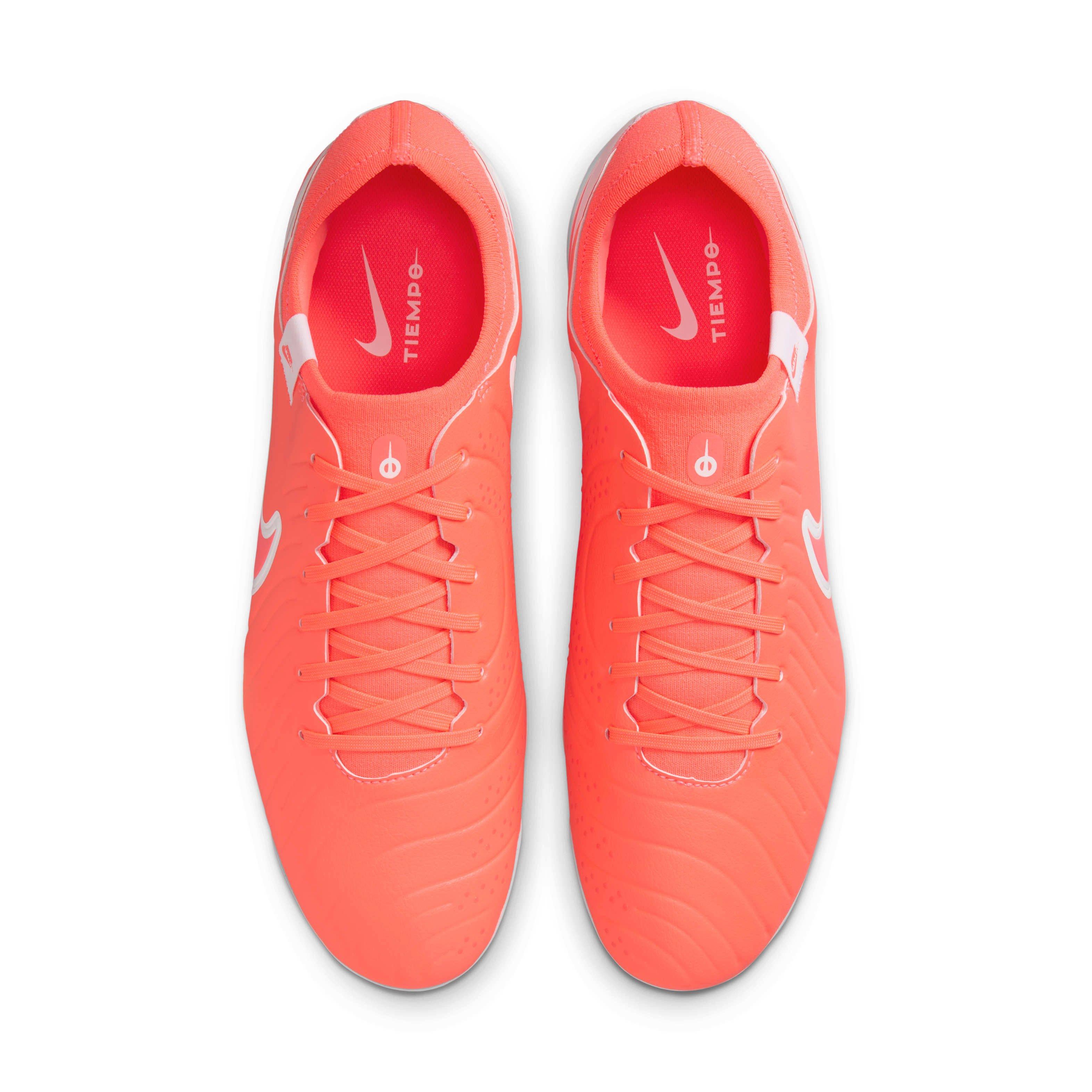 Nike Tiempo Legend 10 Pro FG "Hot Lava/White" Men's Soccer Cleat - LAVA/WHITE Thumbnail View 4