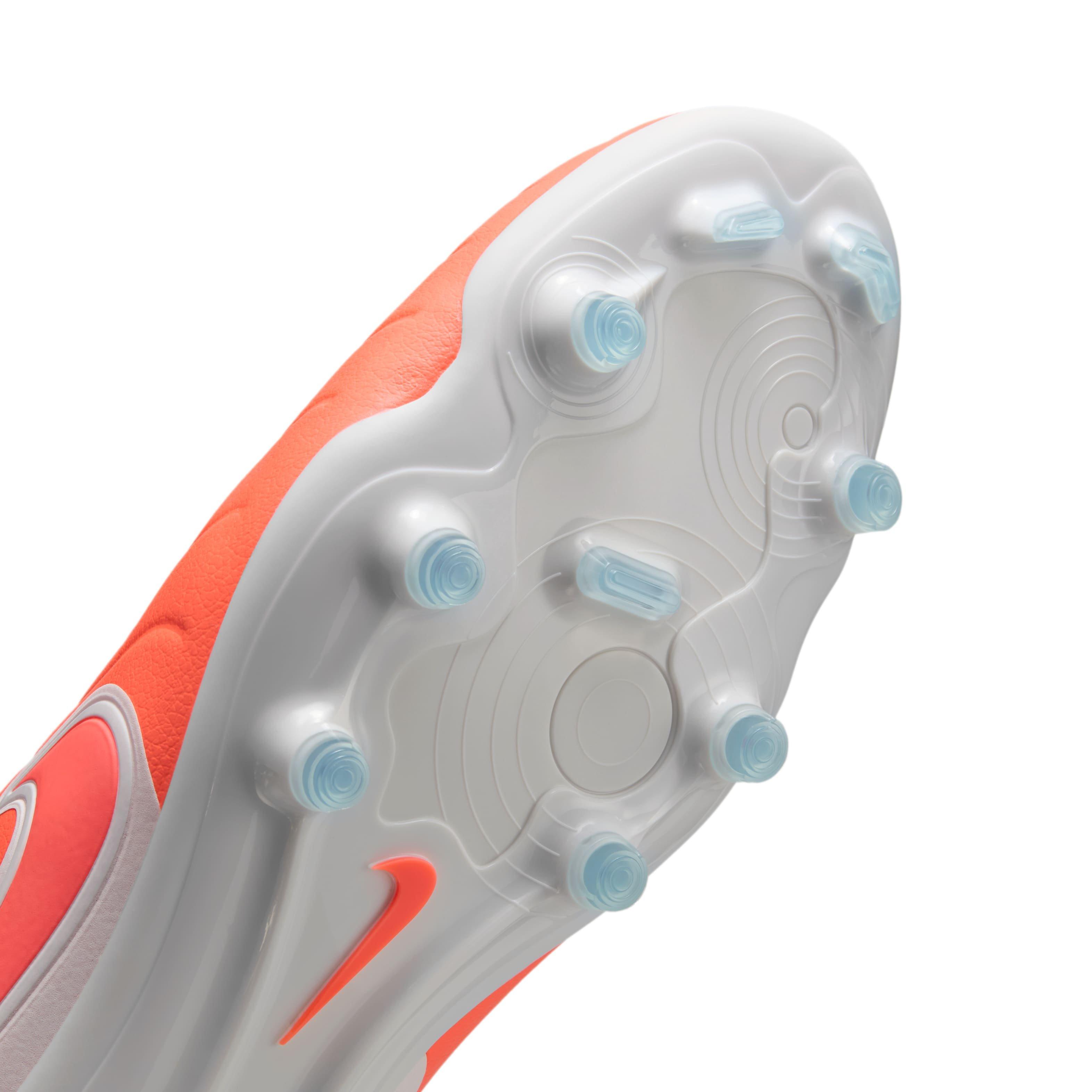 Nike Tiempo Legend 10 Pro FG "Hot Lava/White" Men's Soccer Cleat - LAVA/WHITE Thumbnail View 7