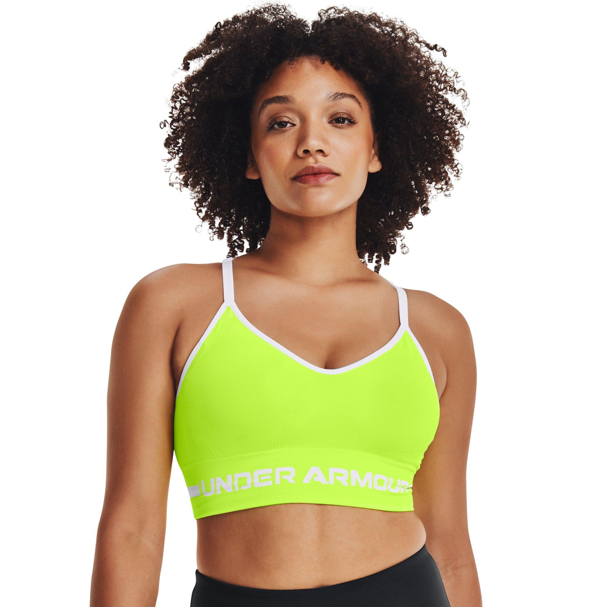 Under Armour Women's Seamless Low Long Sports Bra - Orange