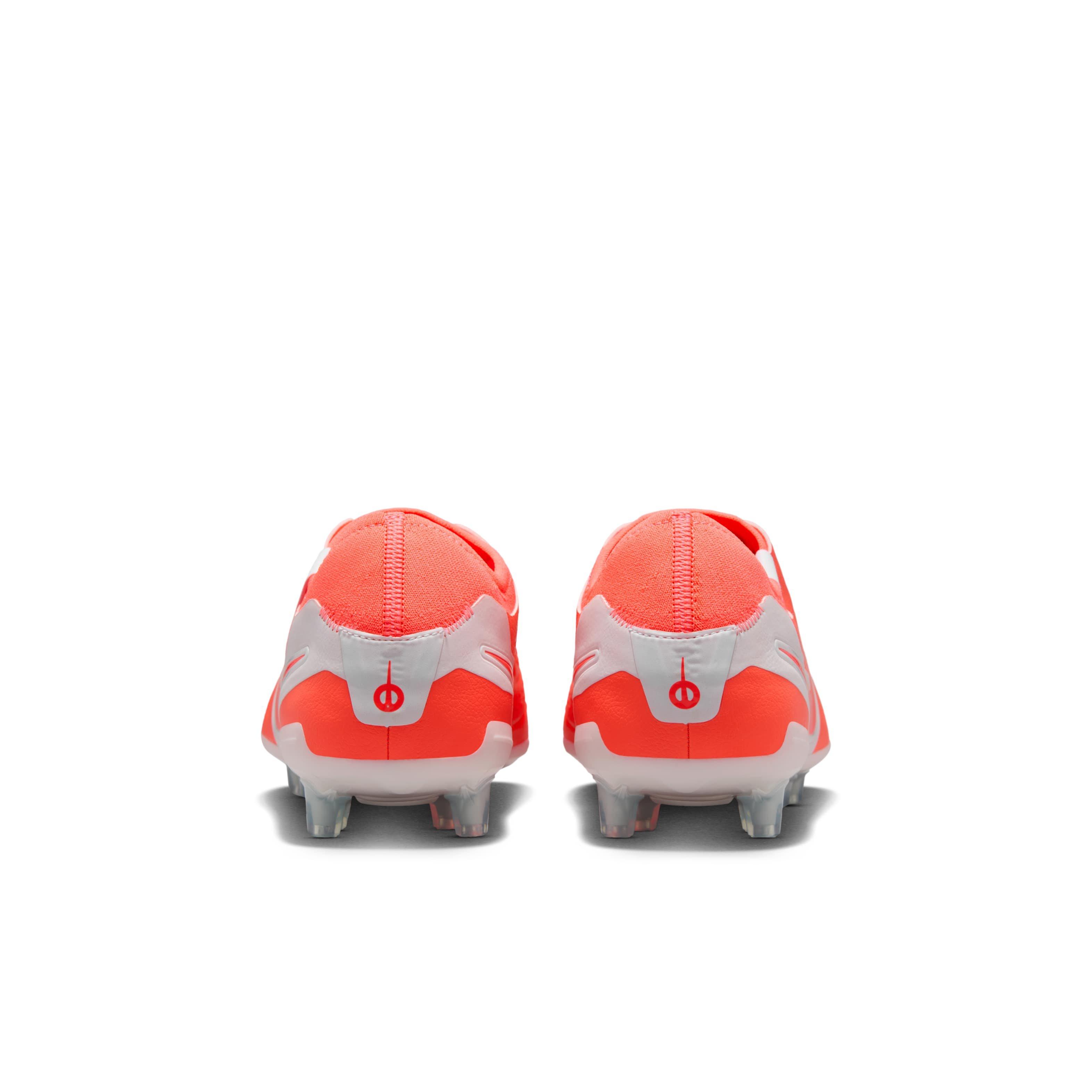 Nike Tiempo Legend 10 Pro AG "Hot Lava/White" Men's Soccer Cleat - LAVA/WHITE Thumbnail View 5