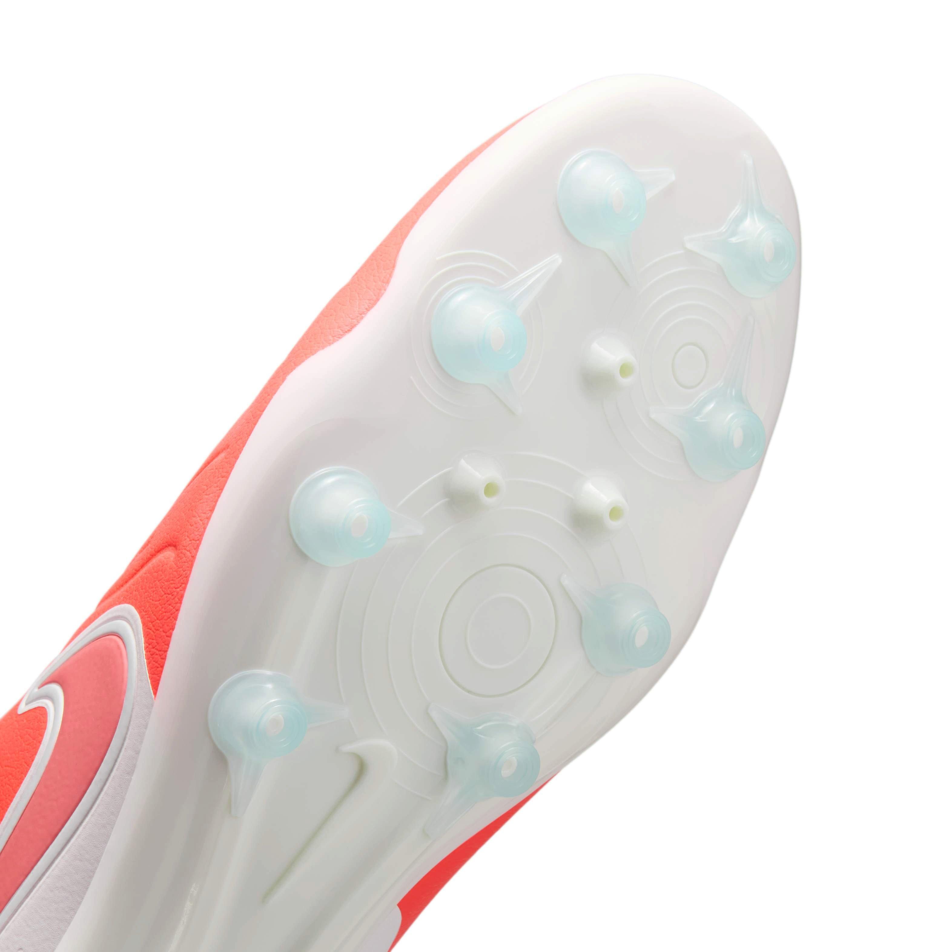 Nike Tiempo Legend 10 Pro AG "Hot Lava/White" Men's Soccer Cleat - LAVA/WHITE Thumbnail View 7