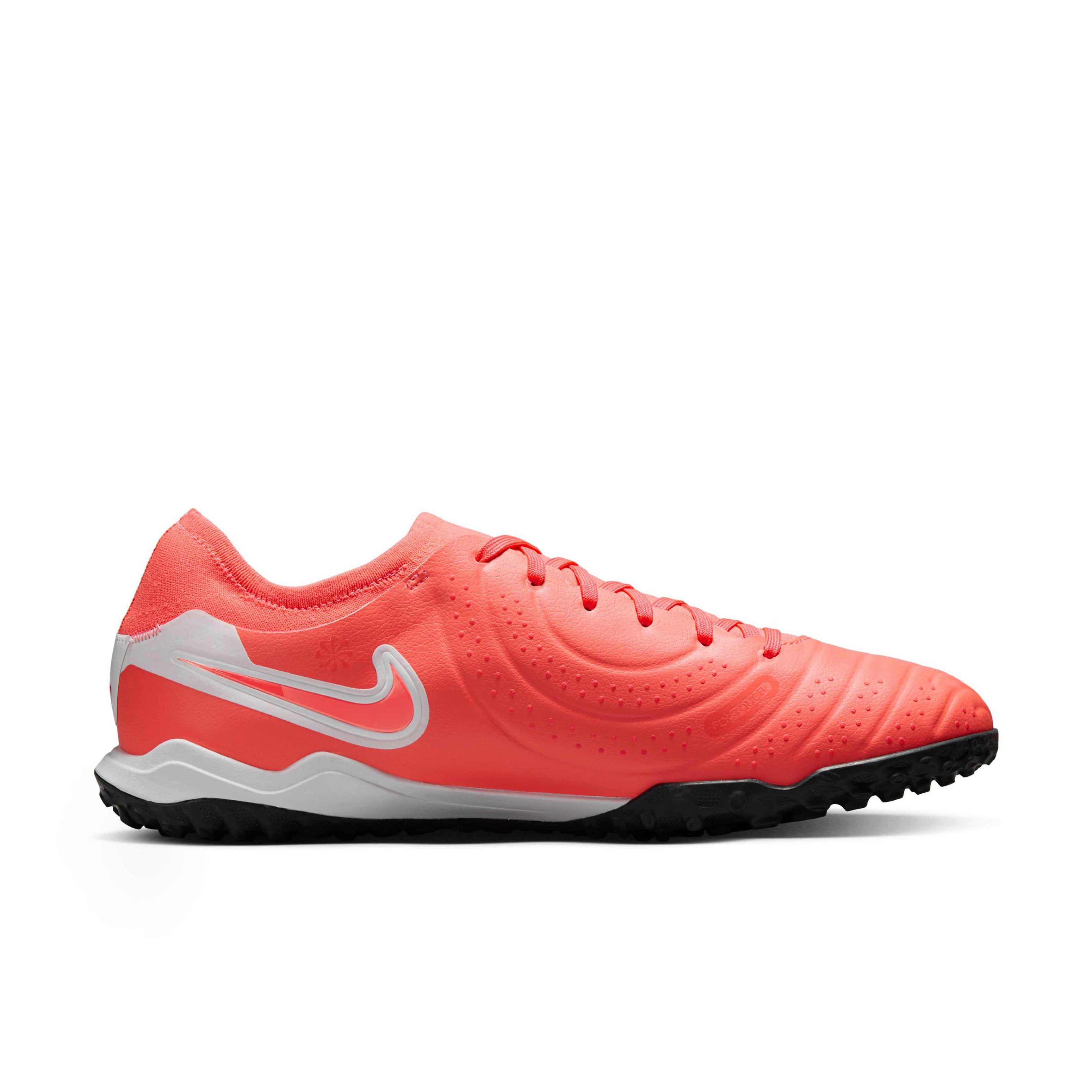 Nike Tiempo Legend 10 Pro Turf "Hot Lava/White" Men's Soccer Shoe - LAVA/WHITE Thumbnail View 1