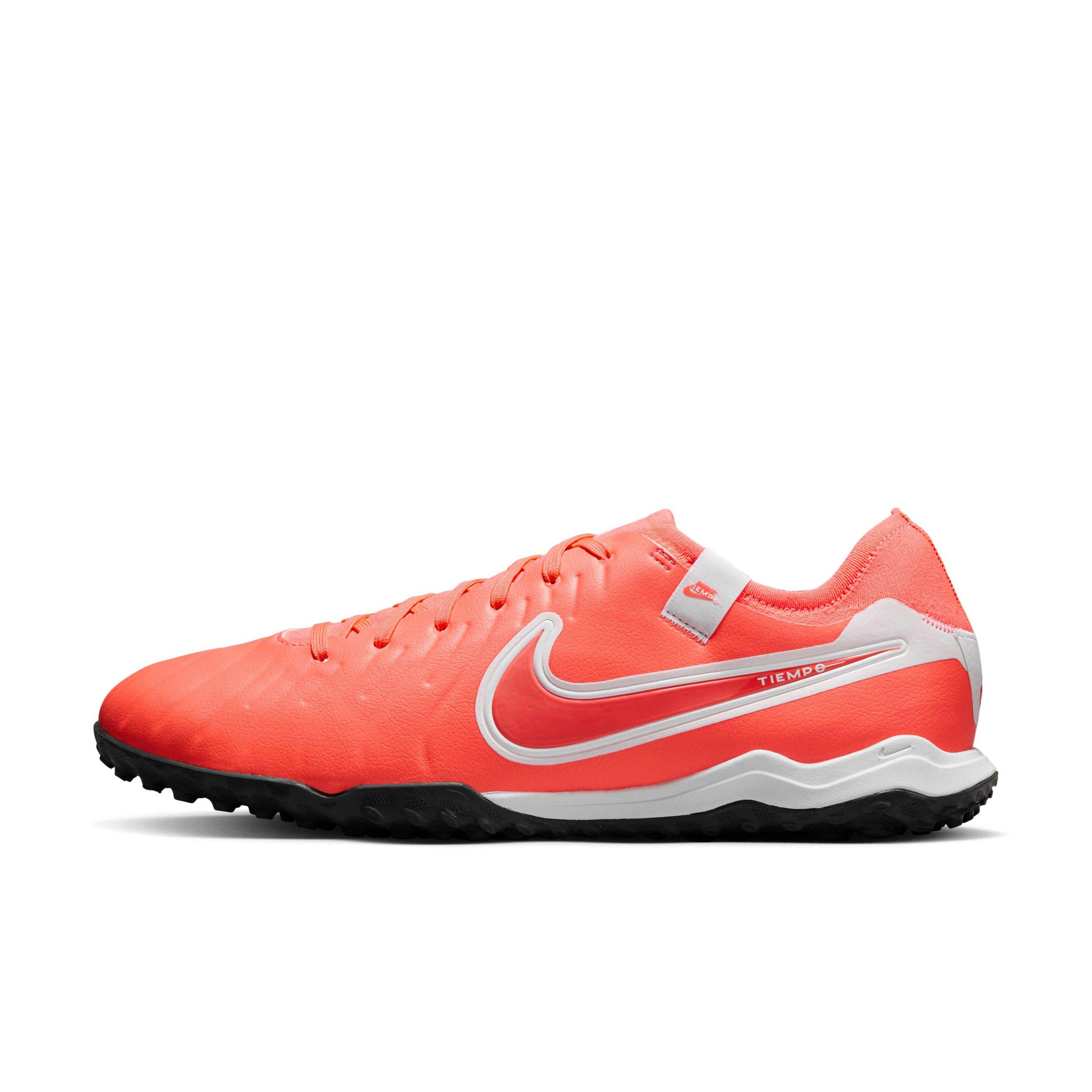 Nike Tiempo Legend 10 Pro Turf "Hot Lava/White" Men's Soccer Shoe - LAVA/WHITE Thumbnail View 2