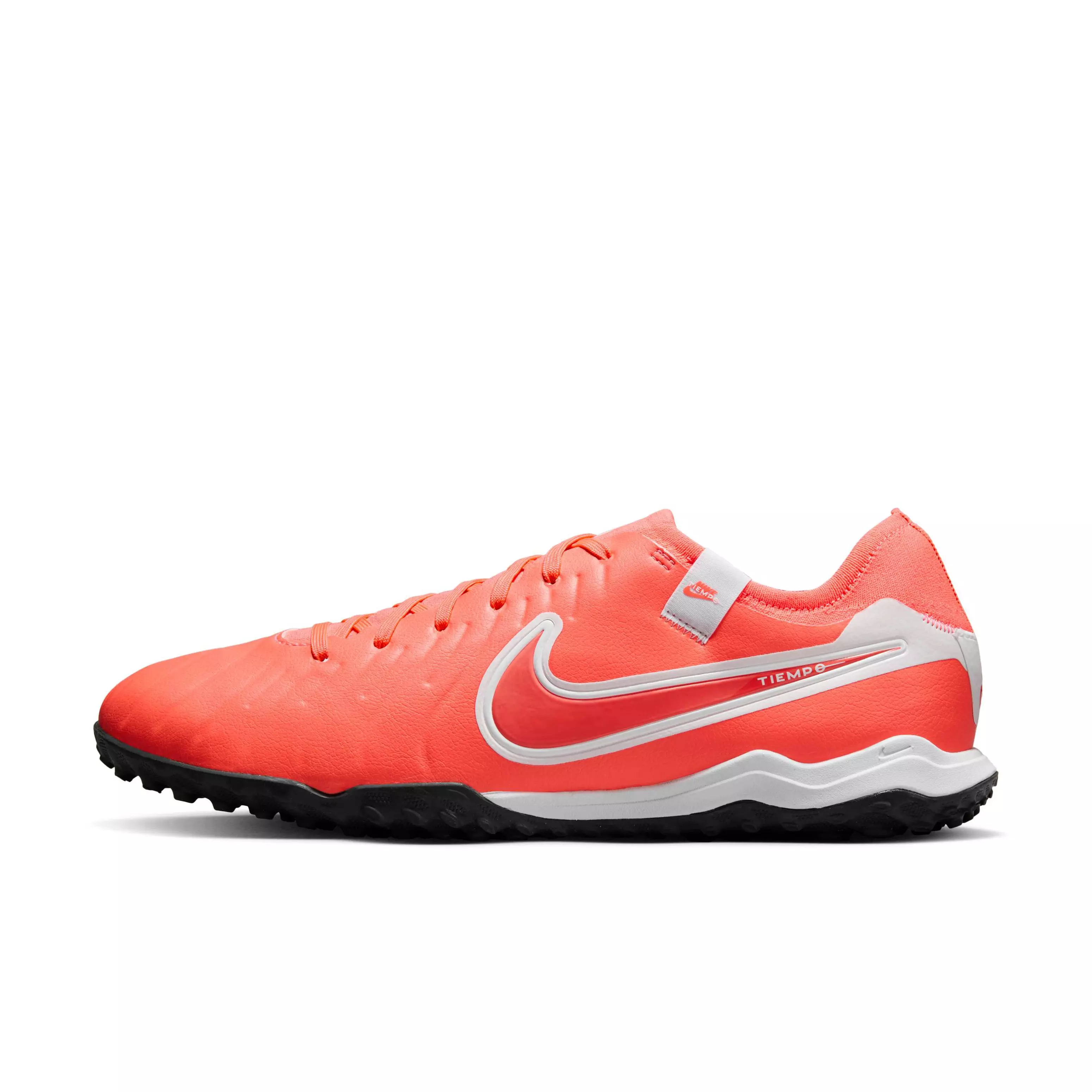 Nike Tiempo Legend 10 Pro Turf "Hot Lava/White" Men's Soccer Shoe - LAVA/WHITE