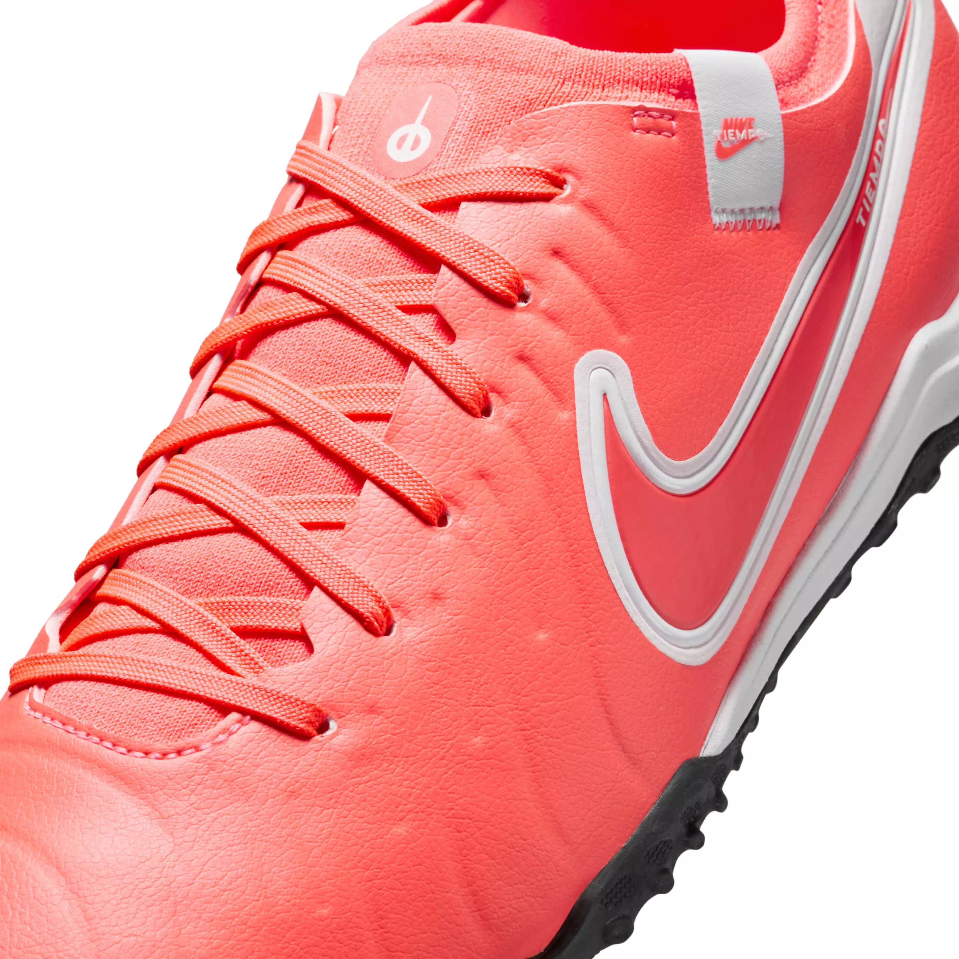 Nike Tiempo Legend 10 Pro Turf "Hot Lava/White" Men's Soccer Shoe - LAVA/WHITE