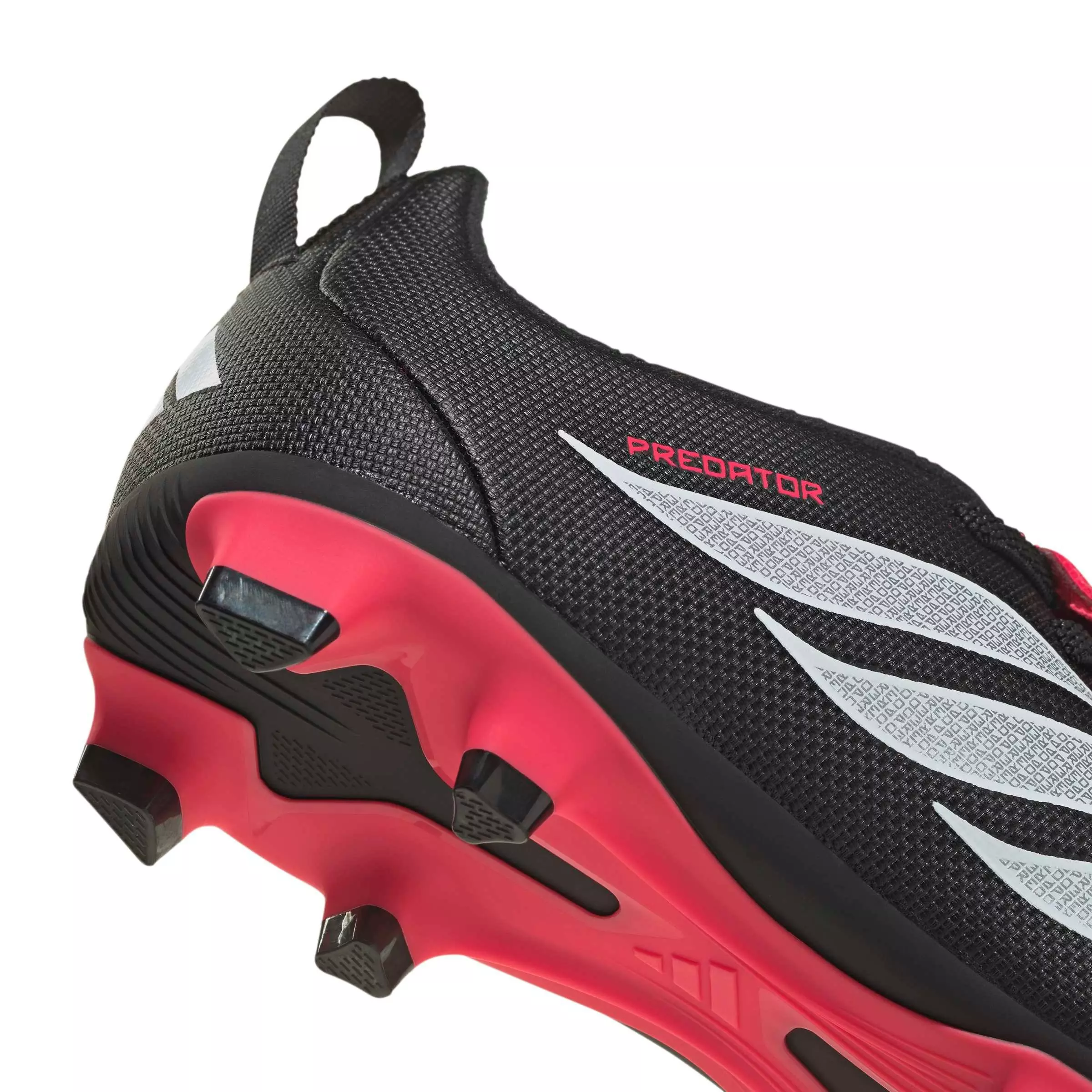 adidas Predator Club FG "Core Black/Ftwr White/Lucid Red" Preschool Kids' Soccer Cleat - BLACK/WHITE/RED