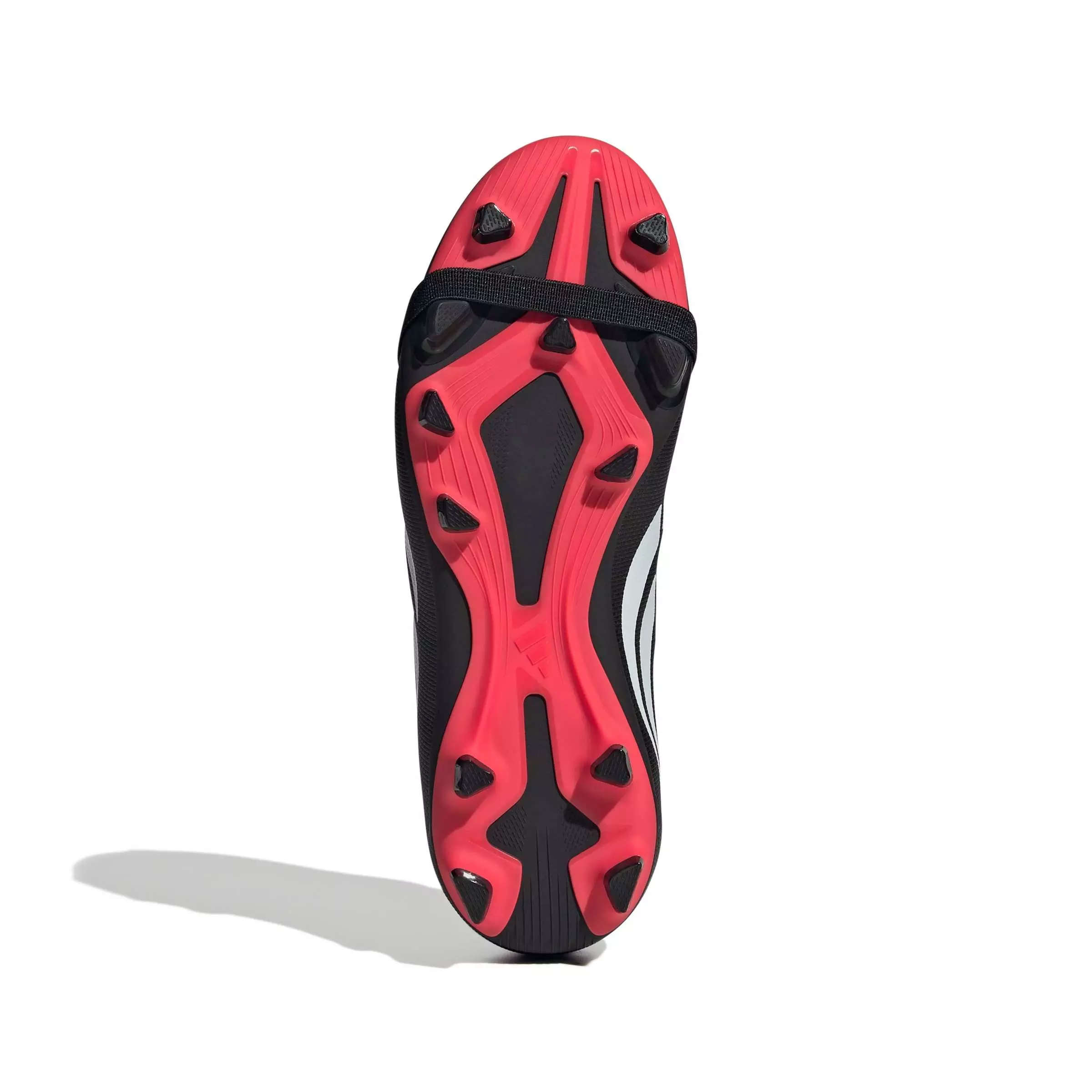 adidas Predator Club FG "Core Black/Ftwr White/Lucid Red" Preschool Kids' Soccer Cleat - BLACK/WHITE/RED