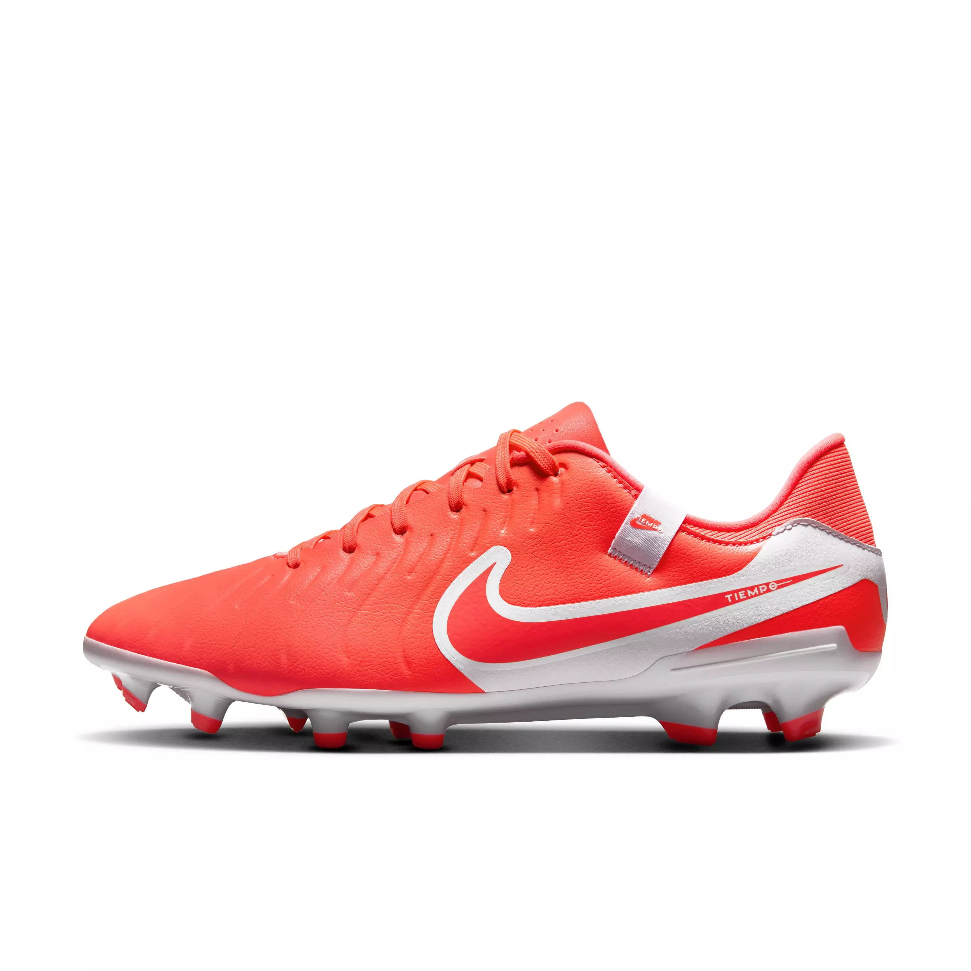 Nike Tiempo Legend 10 Academy MG "Hot Lava/White" Men's Soccer Cleat - LAVA/WHITE