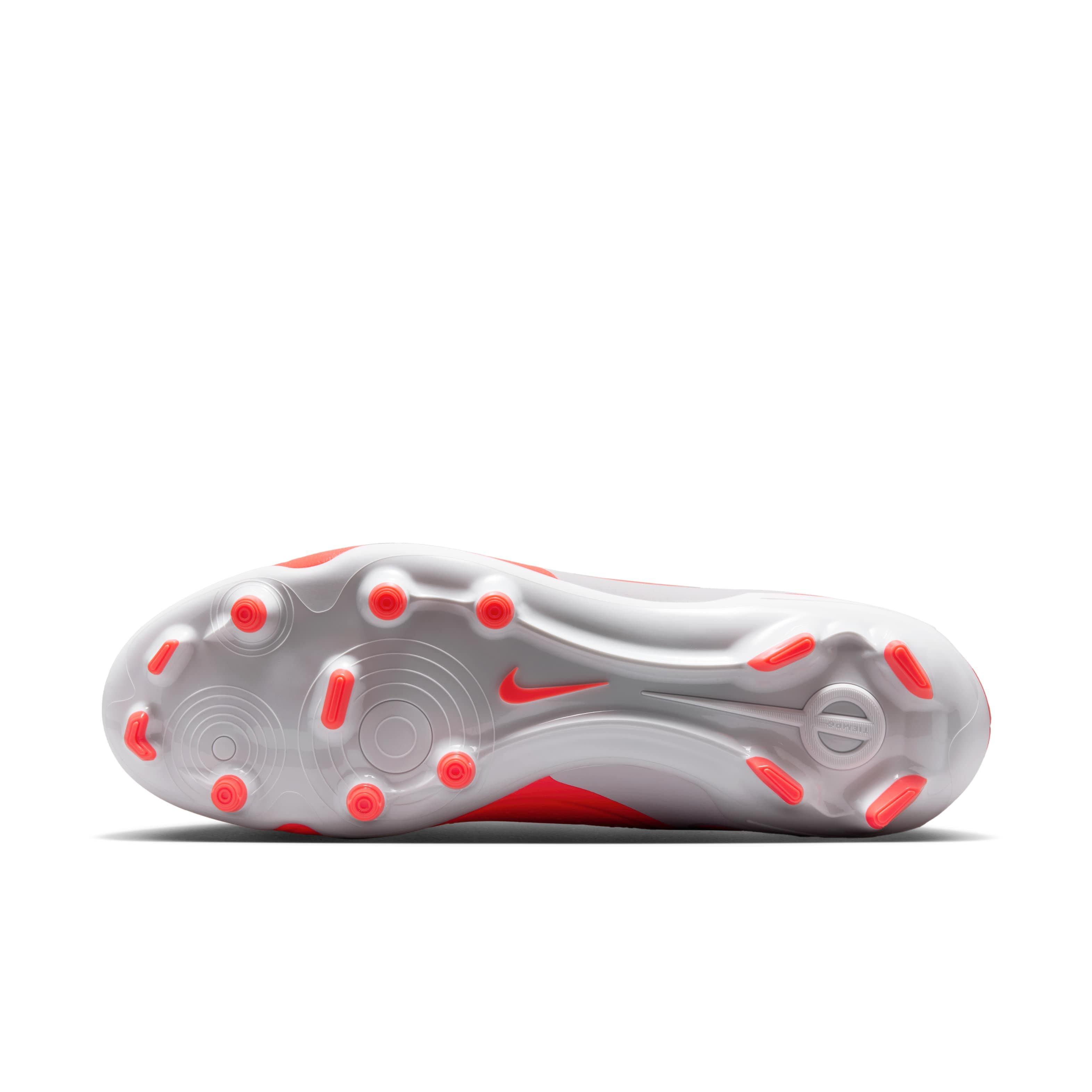 Nike Tiempo Legend 10 Academy MG "Hot Lava/White" Men's Soccer Cleat - LAVA/WHITE Thumbnail View 6