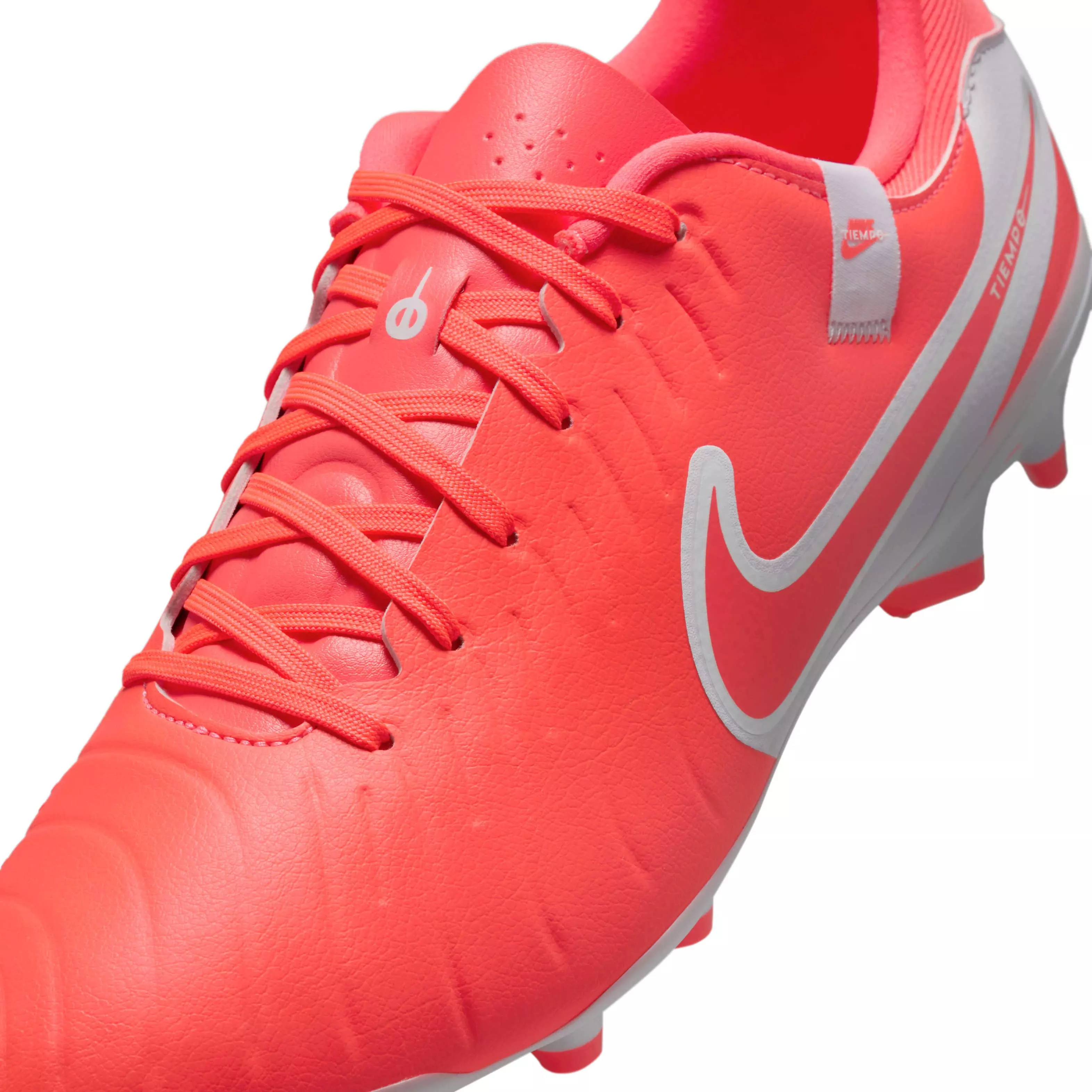 Nike Tiempo Legend 10 Academy MG "Hot Lava/White" Men's Soccer Cleat - LAVA/WHITE